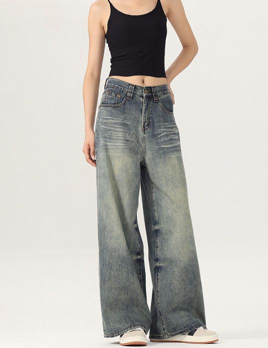 Japanese Brand American men's casual loose straight baggy vintage jeans Size US 32 / EU 48 - 2 Thumbnail