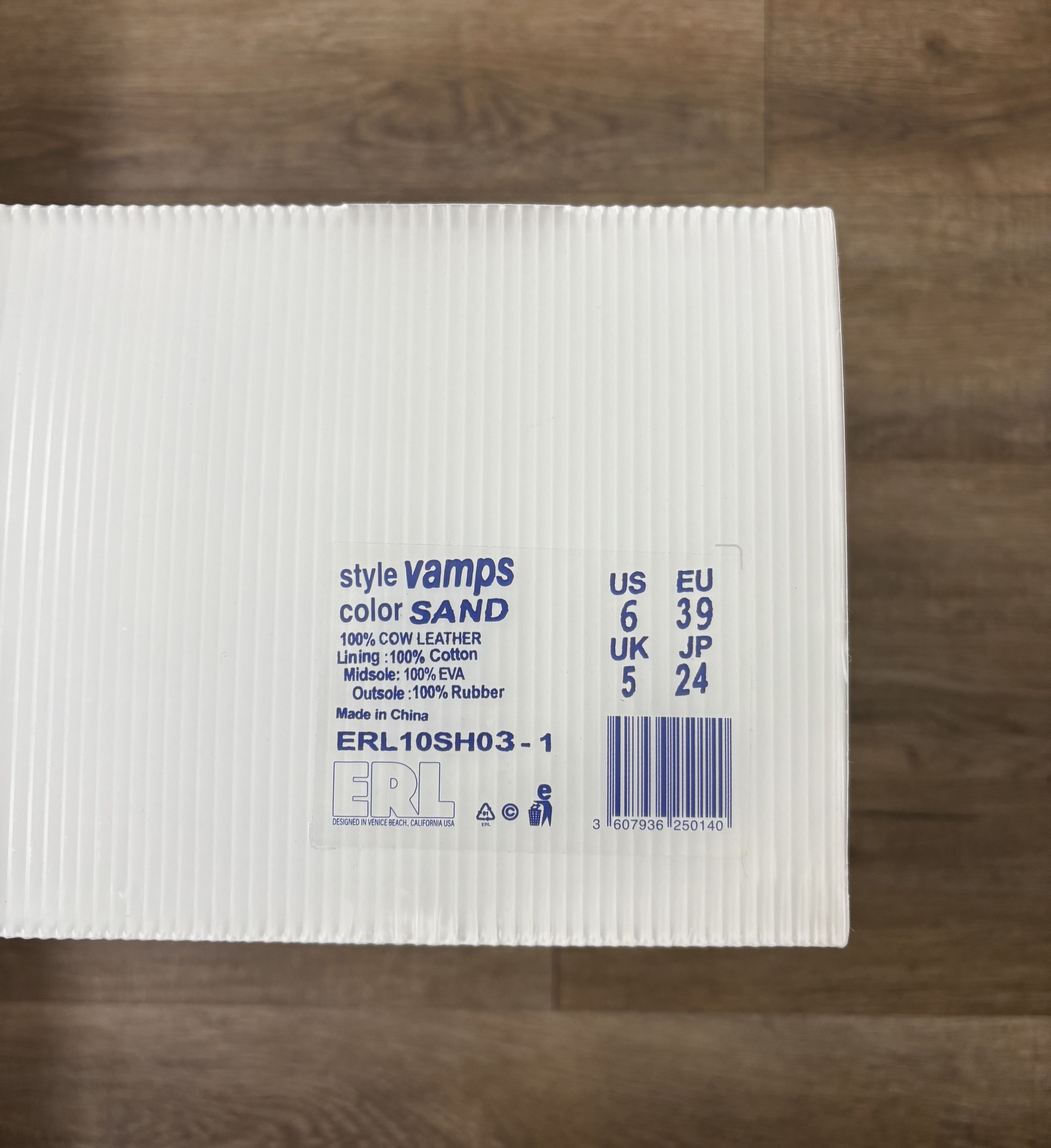 ERL ERL Vamp Skate Sneaker “Sand” - Size 6 BRAND NEW Size US 6 / EU 39 - 10 Thumbnail