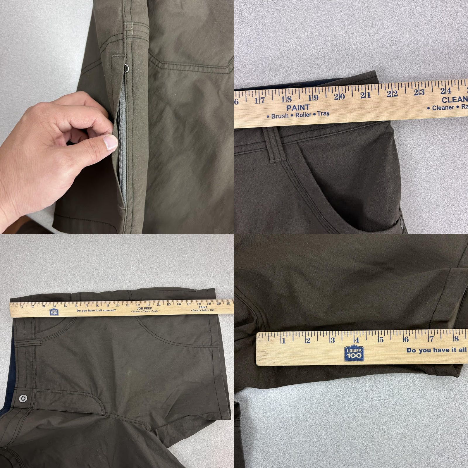 Vintage Kuhl Shorts Mens 42 Brown Quick Dry Outdoor Trail Hiking Stretch Zip Pocket 23S Size US 42 / EU 58 - 9 Thumbnail
