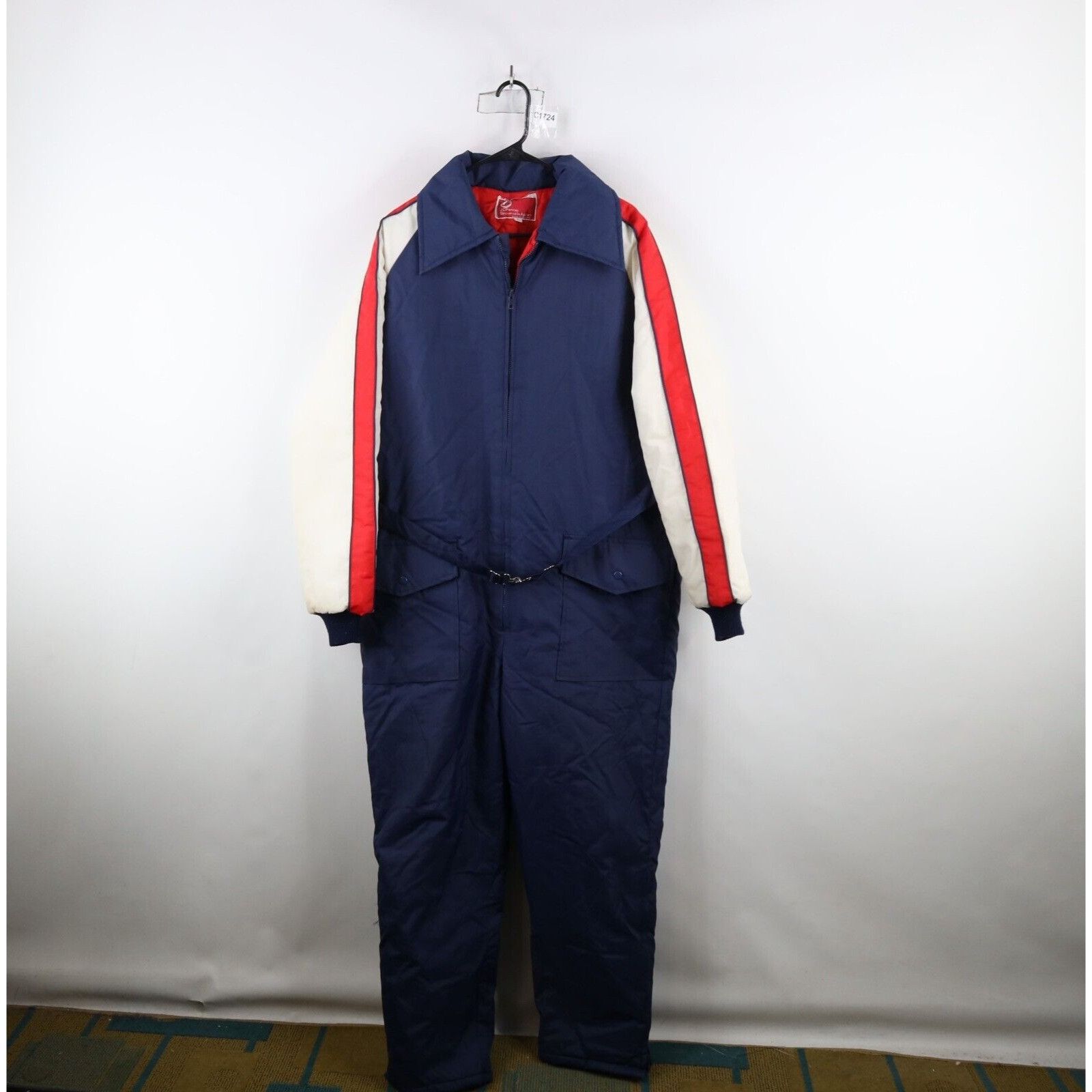 Vintage Vintage 70s Streetwear Belted Snowmobile Snow Suit Size US L / EU 52-54 / 3 - 1 Thumbnail