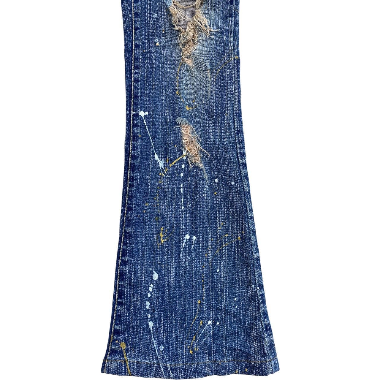 Japanese Brand Vintage Japanese Brand Painted Distress Style Jeans Size US 29 - 6 Thumbnail