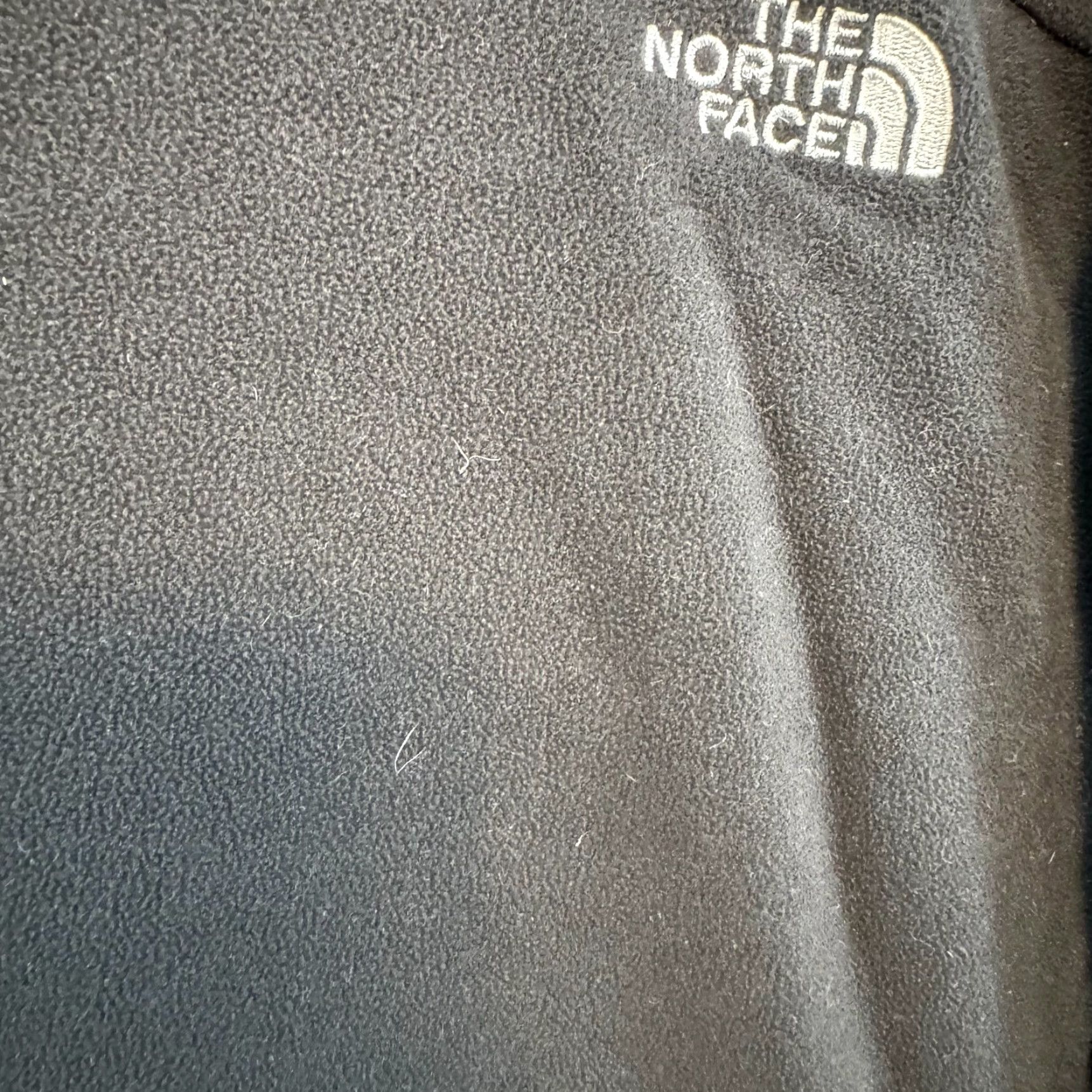 The North Face North Face Fleece Jacket Womens Large Black Logo Full Zip Sweater Size L / US 10 / IT 46 - 6 Thumbnail