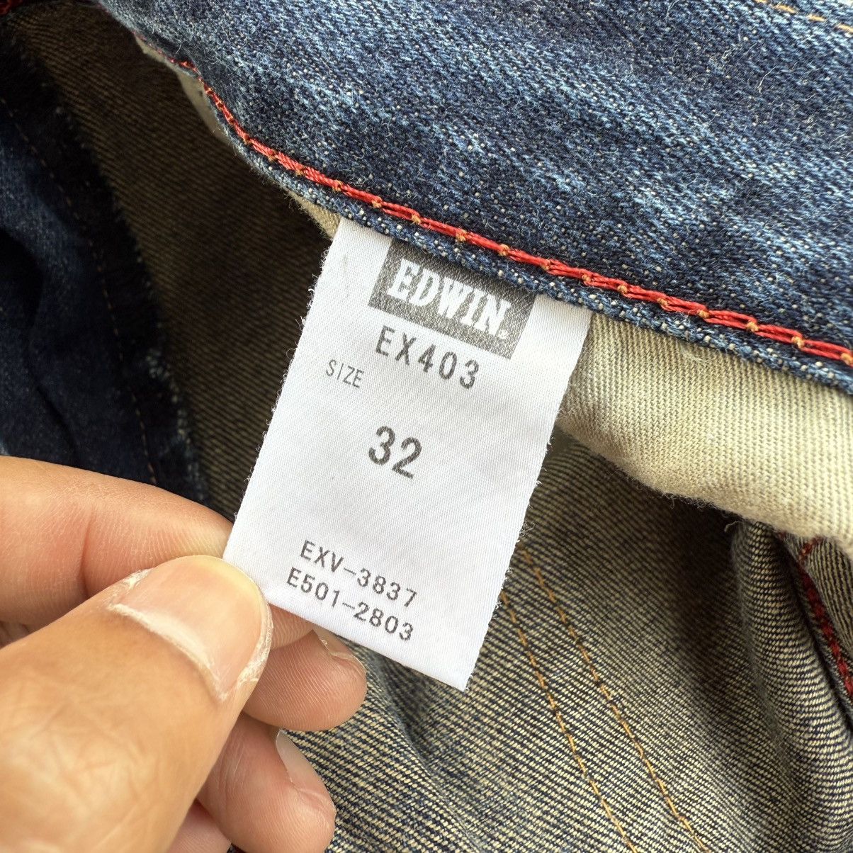 Edwin VINTAGE EDWIN MUD WASHER FADED JEAN DENIM PANTS Size US 35 - 14 Thumbnail