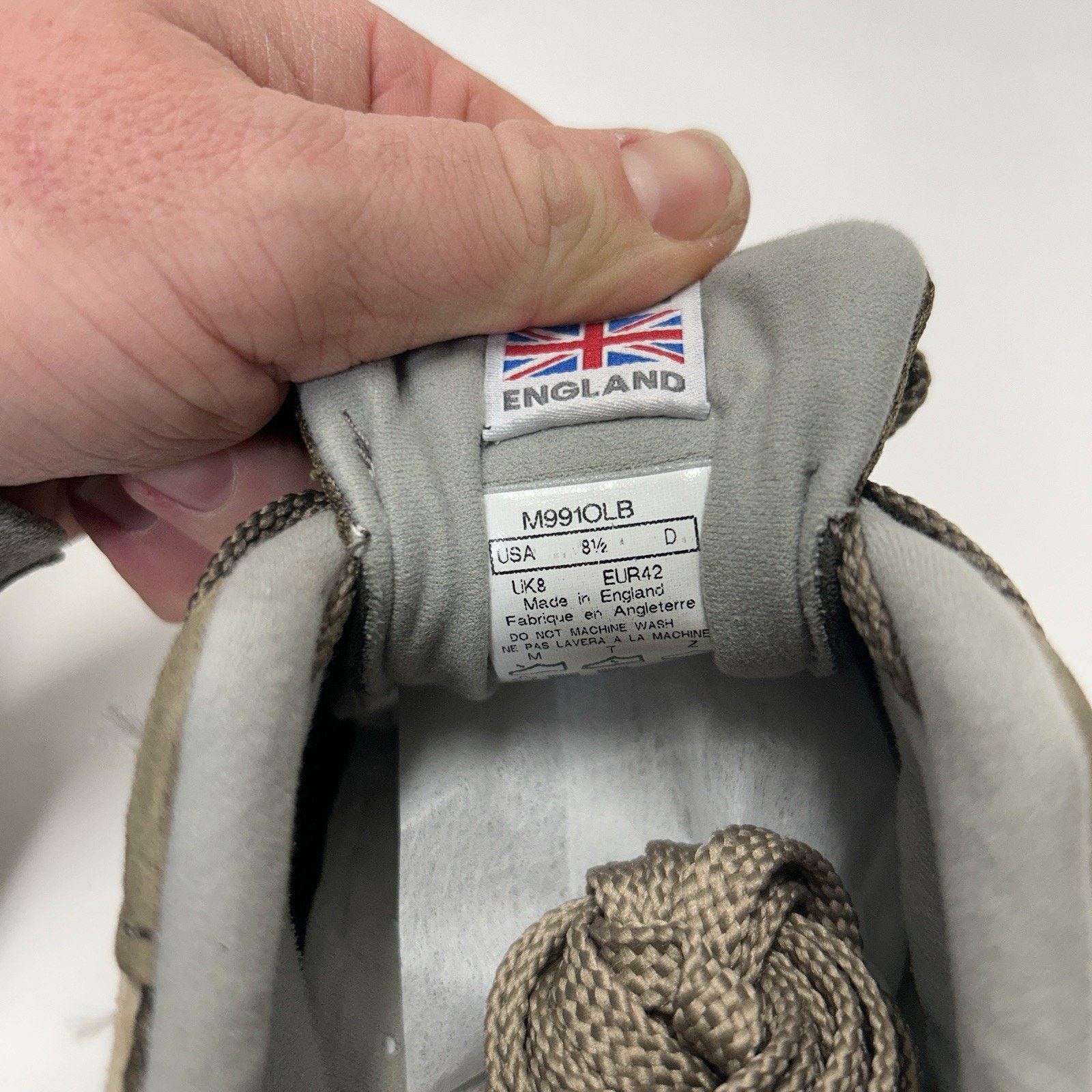 New Balance New Balance 991 Made In England “Olive Brown Tan” M991OLB Size US 8.5 / EU 41-42 - 8 Thumbnail