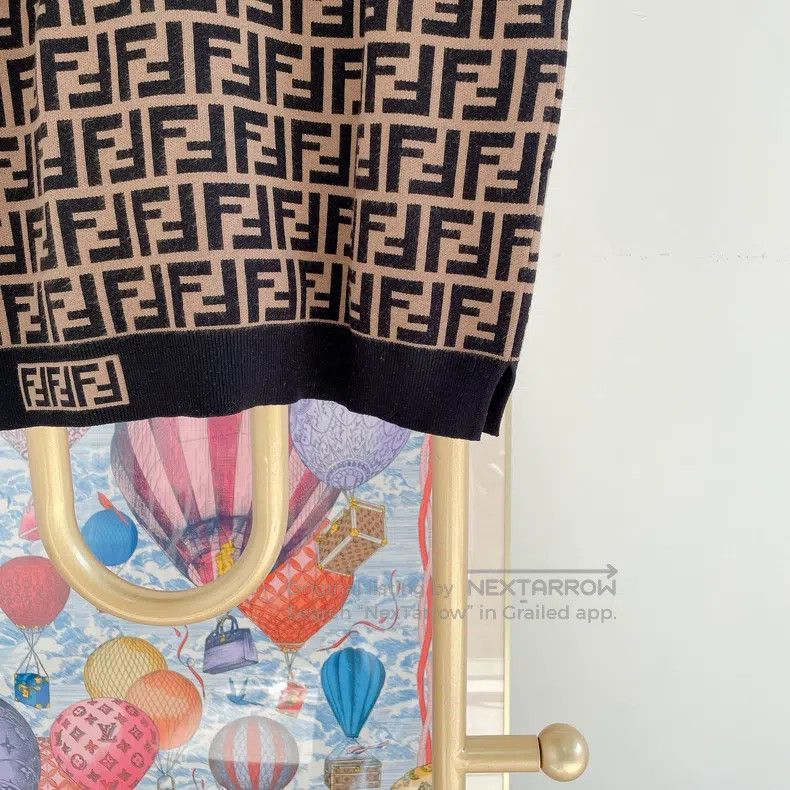 Fendi Fendi Monogrammed Knit Top Size XS / US 0-2 / IT 36-38 - 4 Thumbnail