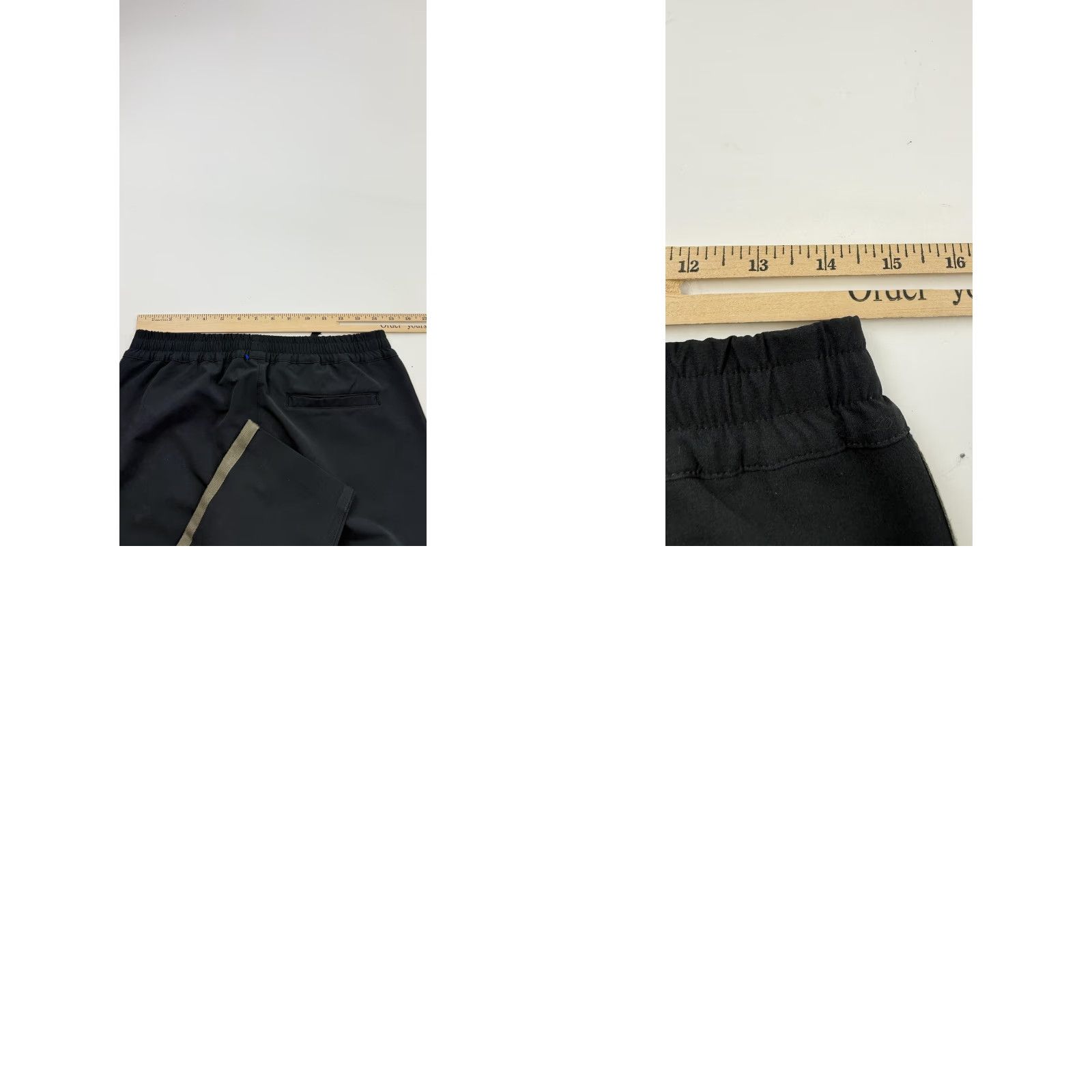 Vintage Garnet Hill Pants Womens Small Black Side Stripe Elastic Waist Pull On Casual Pants Size 28" / US 6 / IT 42 - 8 Thumbnail