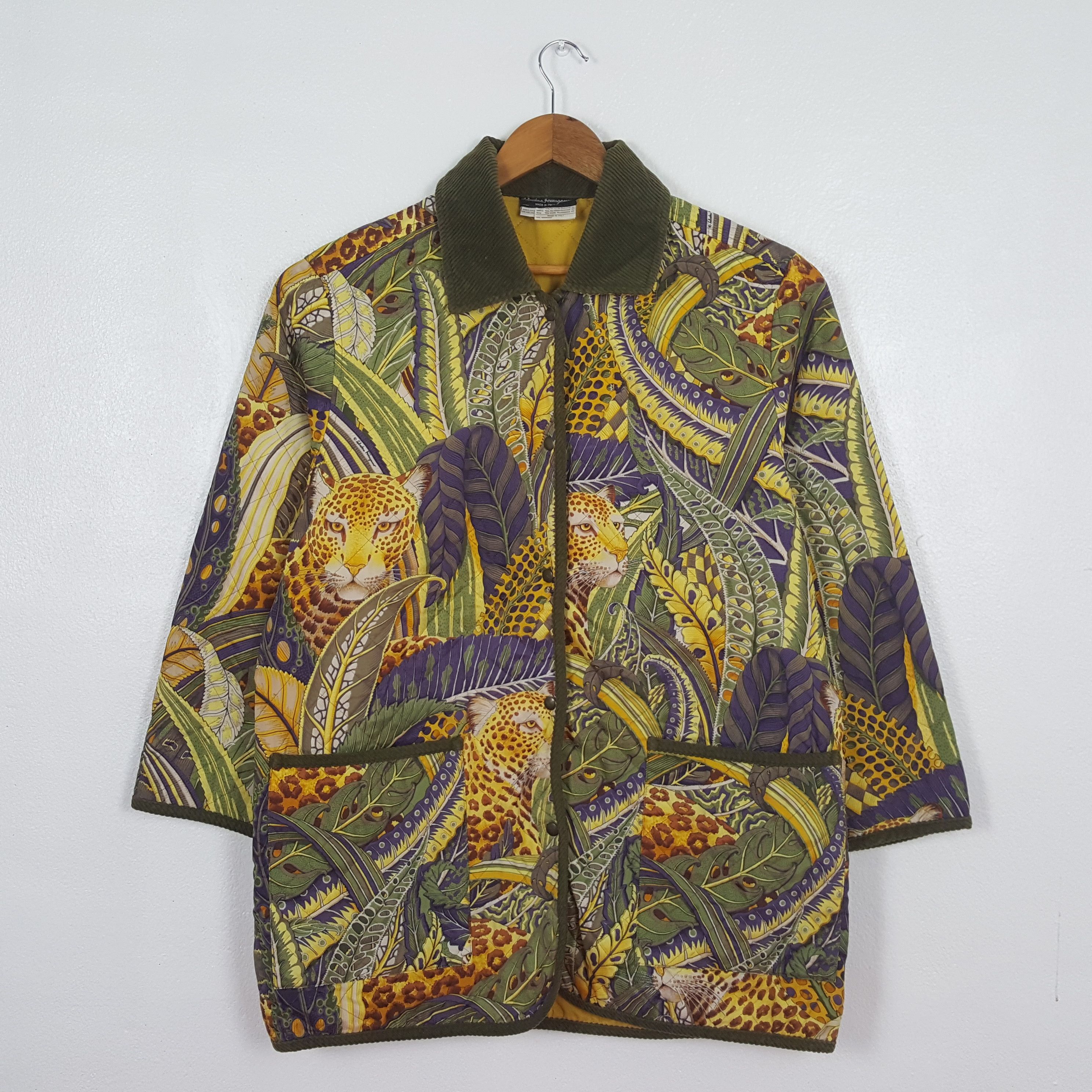 Salvatore Ferragamo Vintage Salvatore Ferragamo Luxury Brand Jacket C314N18 Size US L / EU 52-54 / 3 - 1 Thumbnail