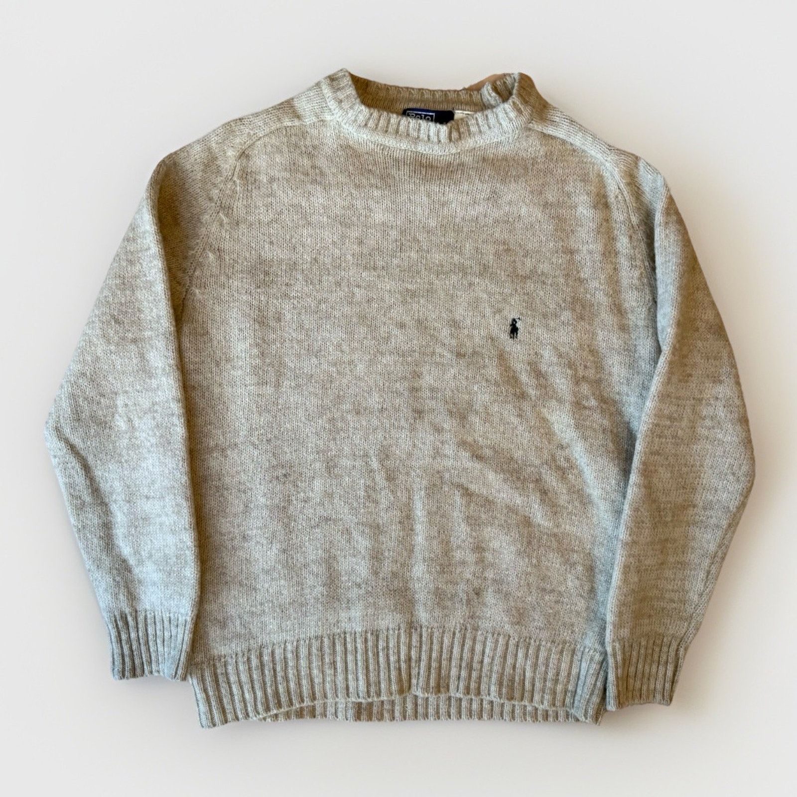Polo Ralph Lauren Vintage Polo Ralph Lauren Wool Sweater XL Beige 80s Pullover Size US XL / EU 56 / 4 - 1 Thumbnail