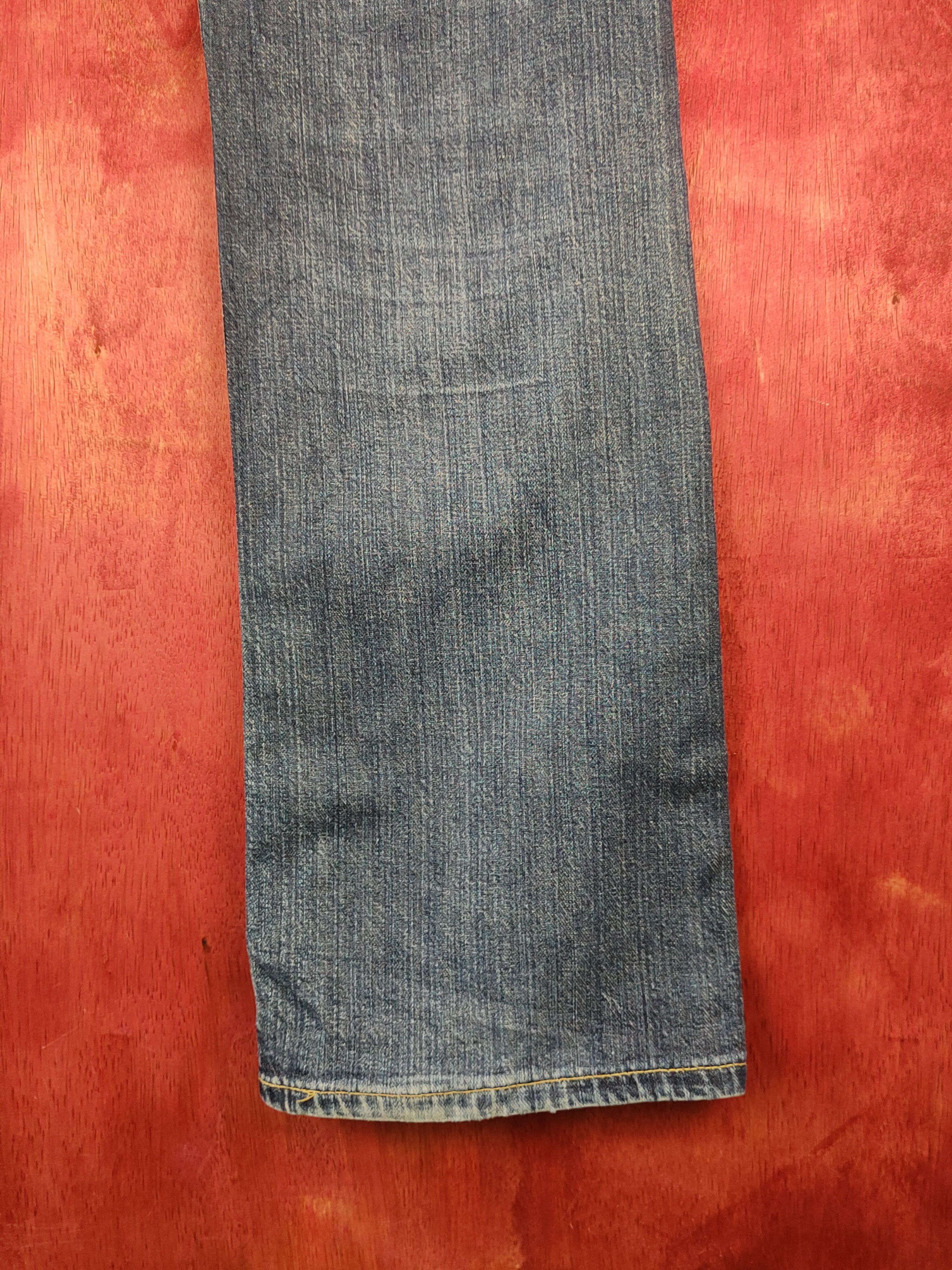 Edwin Edwin blue trip Dark Blue Distressed denim Jeans #S2205 Size US 34 / EU 50 - 15 Thumbnail