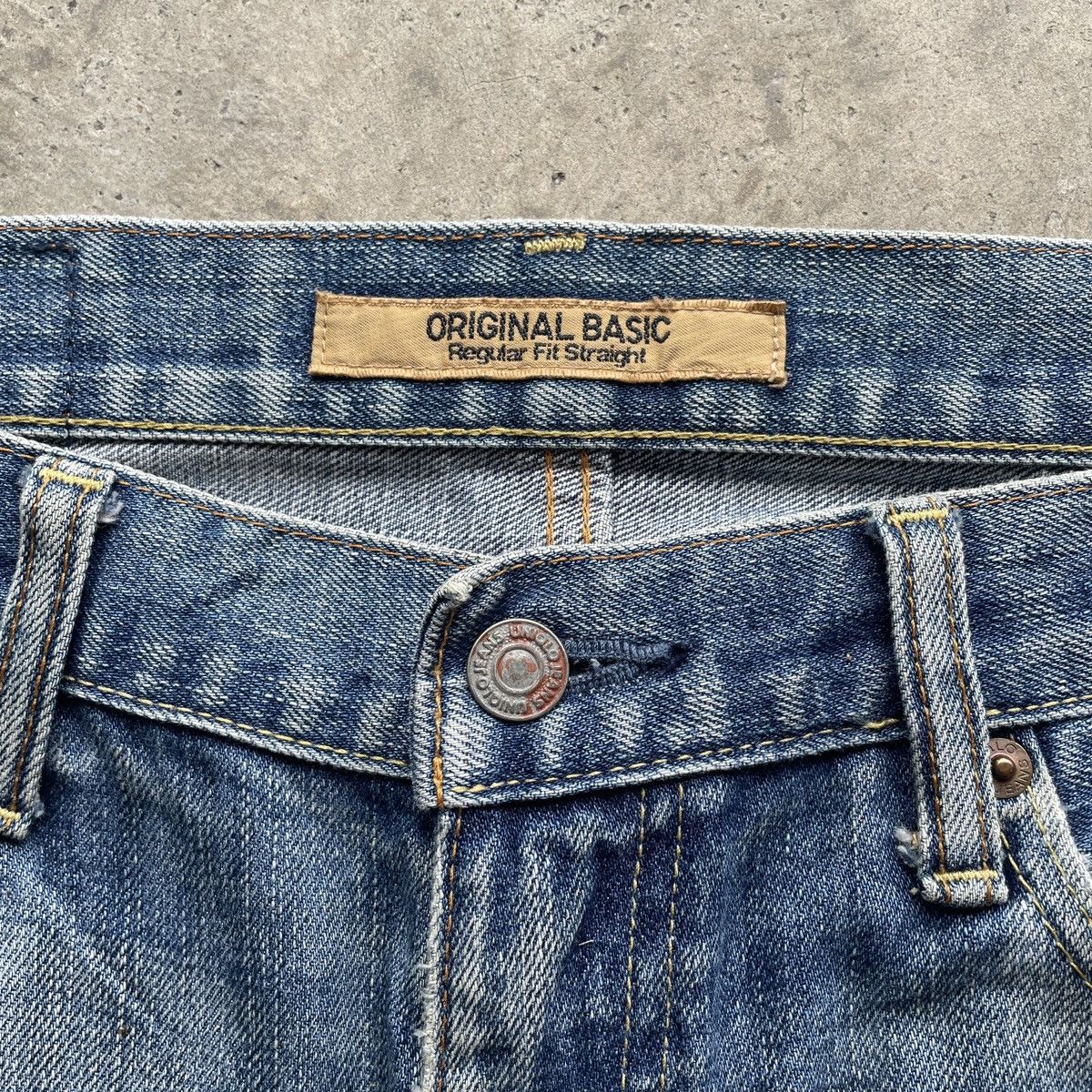 Japanese Brand W33 Vintage Japanese StoneWash Faded Jeans Pants Denim Size US 33 - 6 Thumbnail