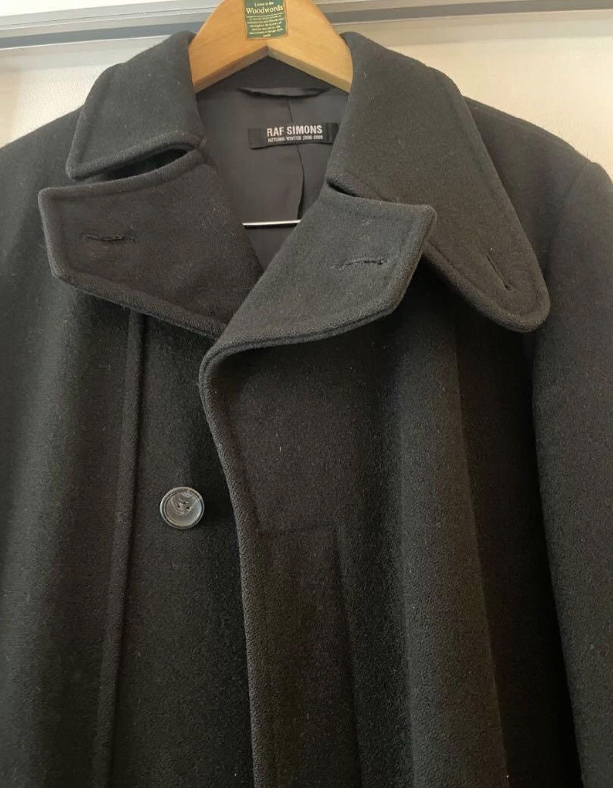 Raf Simons 08aw fashion wool coat