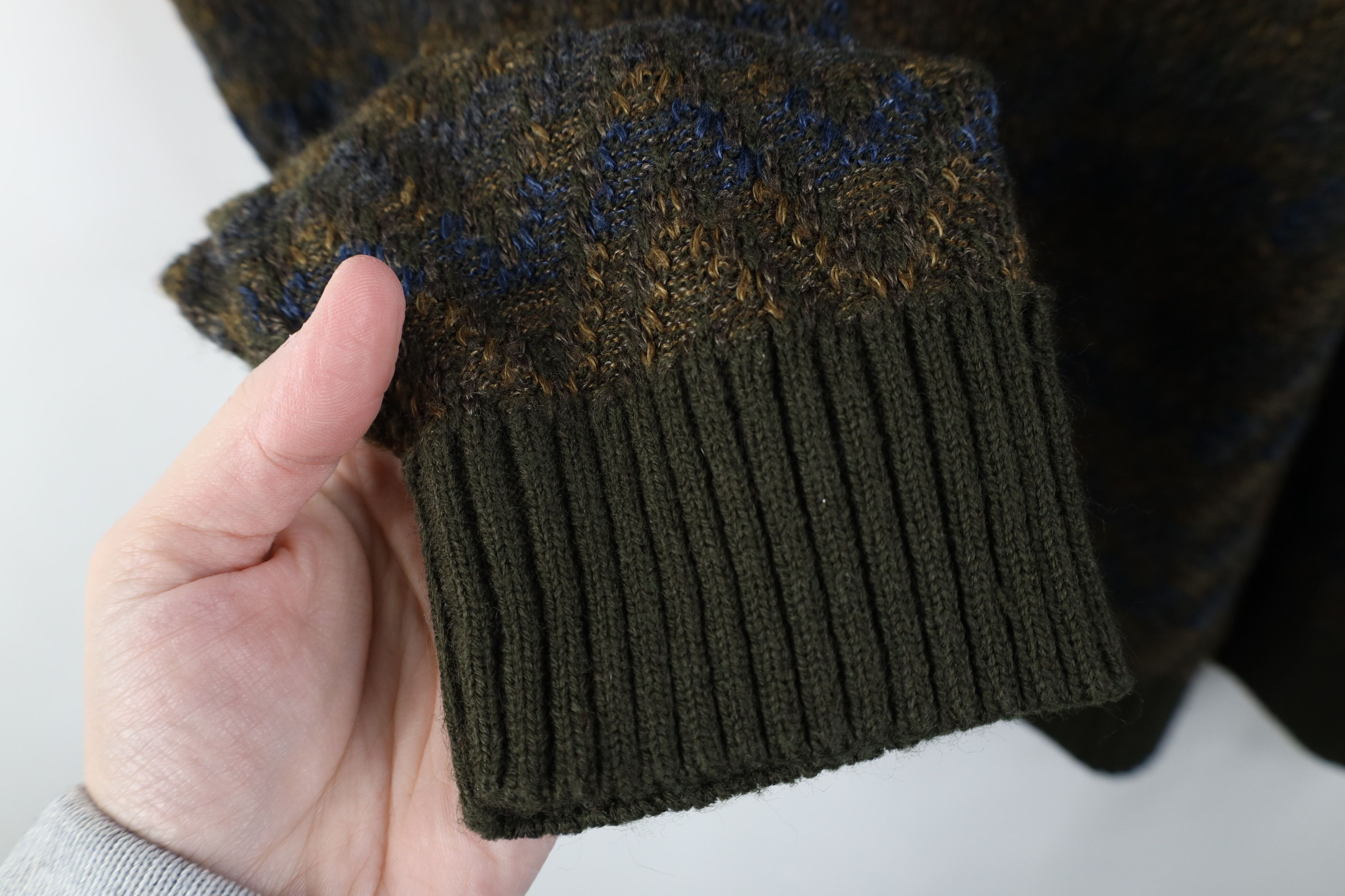 Vintage Vintage 90s Streetwear Knit Crewneck Sweater Earth Tone Size US XL / EU 56 / 4 - 6 Thumbnail