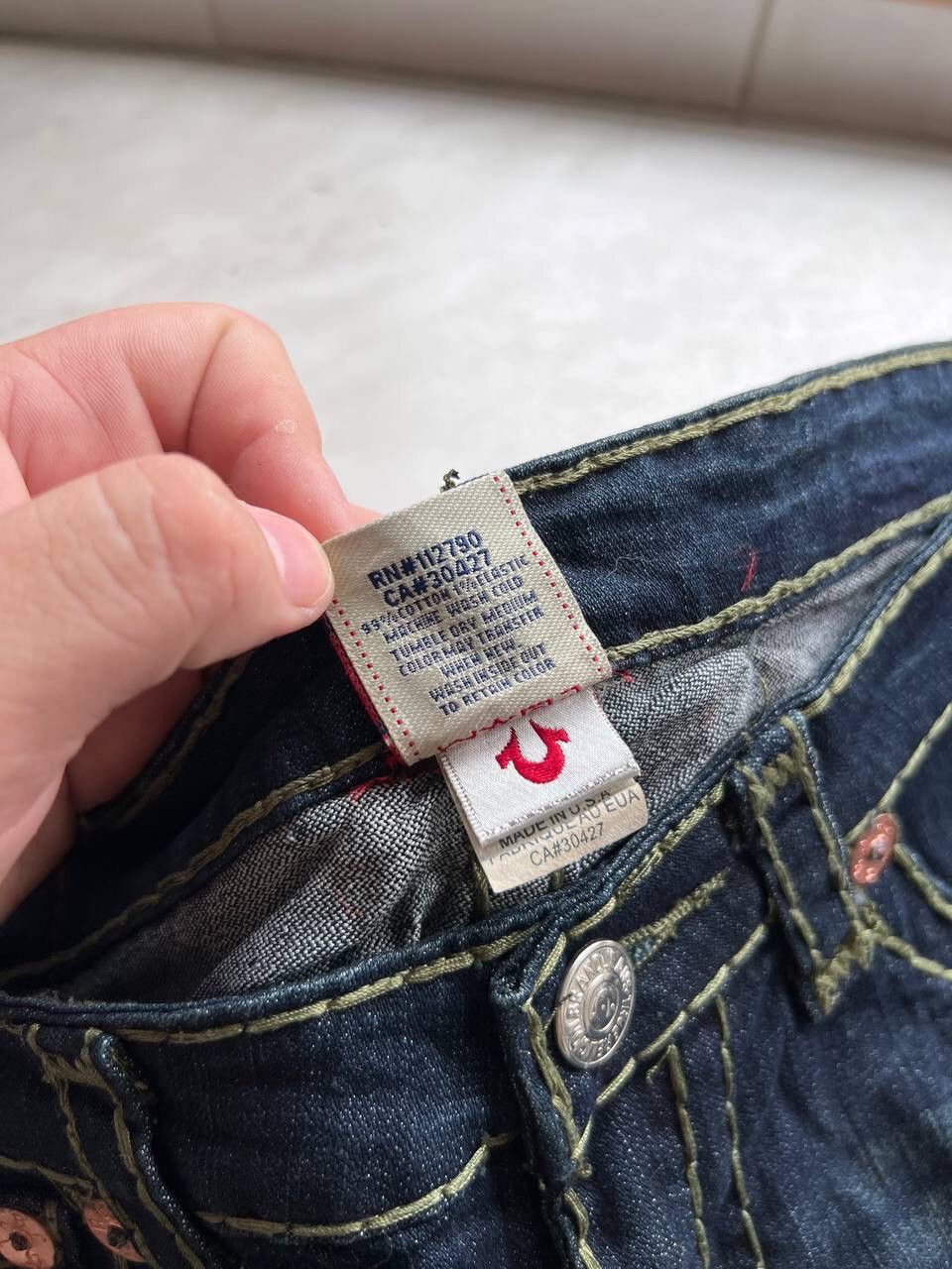 Women's vintage true religion jeans made in USA