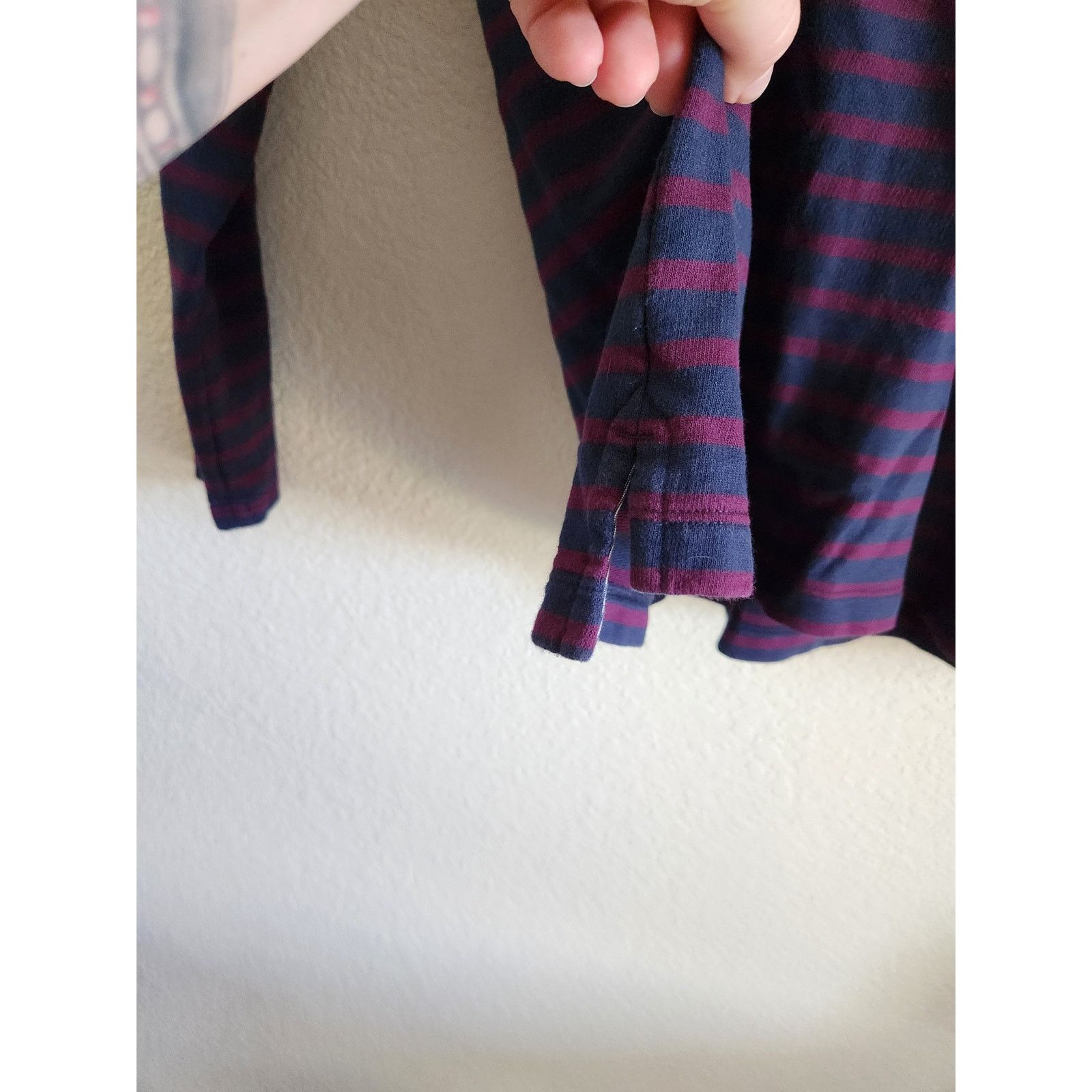 L.L. Bean Vintage L.L Bean Men's Stripped Pullover Shirt-Lg Petite Size US L / EU 52-54 / 3 - 4 Thumbnail
