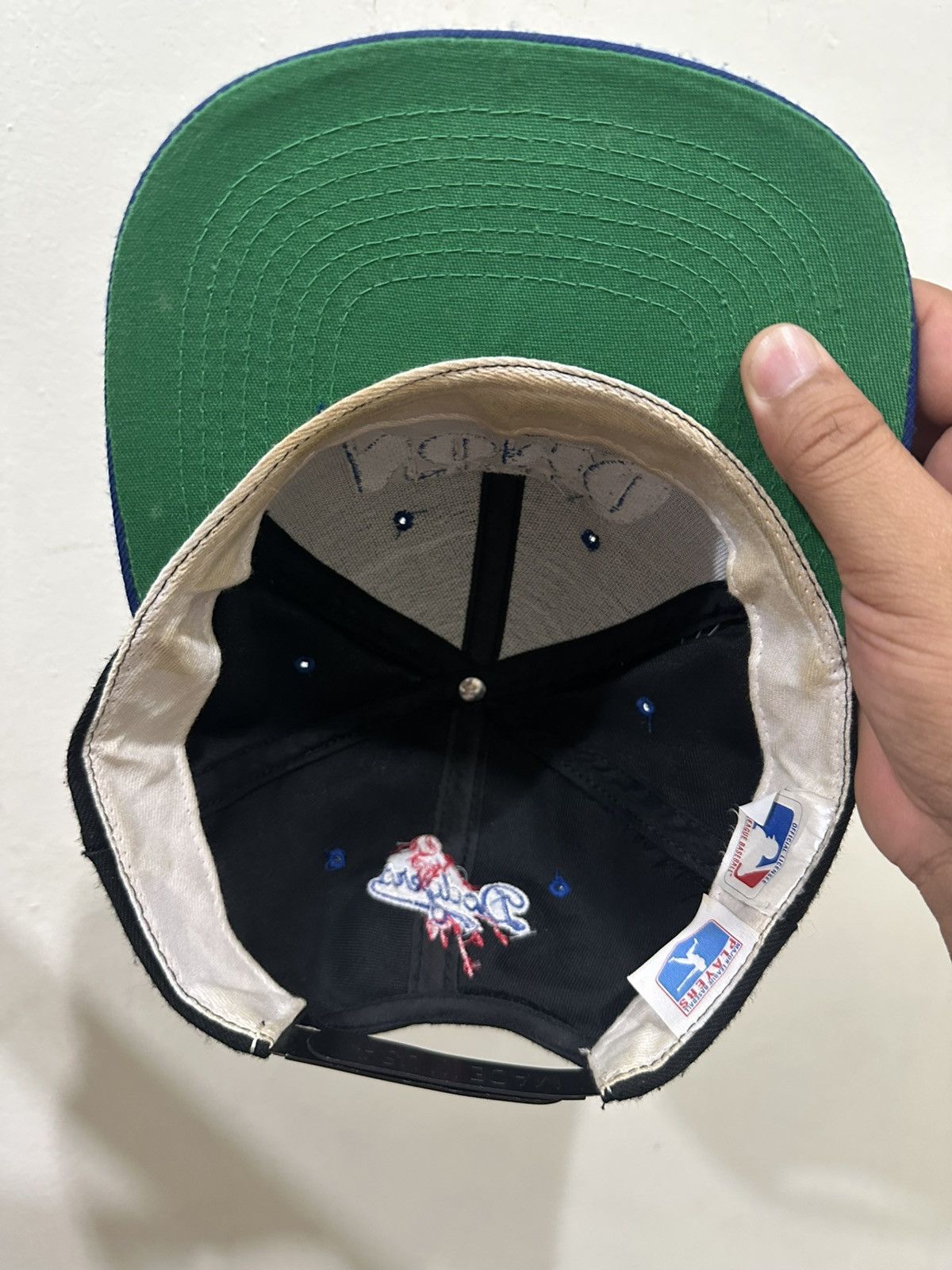 MLB 90’s Nomo Dodges USA Nugmeg Snapback Size ONE SIZE - 5 Thumbnail