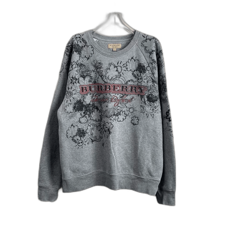 Burberry Burberry men's casual fleece sweatshirt L size Size US L / EU 52-54 / 3 - 1 Thumbnail