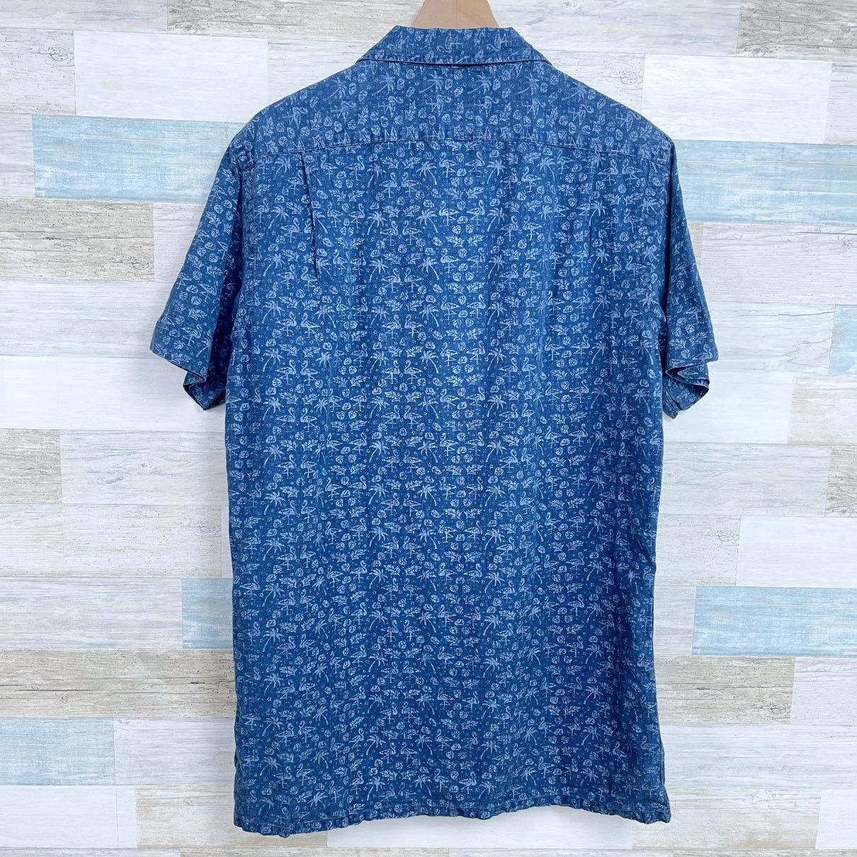 Ralph Lauren Ralph Lauren Linen Camp Collar Shirt Blue Allover Mens M Size US M / EU 48-50 / 2 - 3 Thumbnail