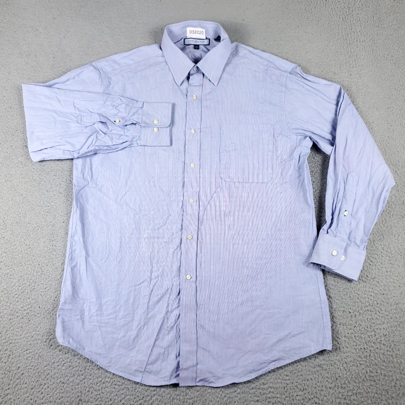 Tommy Hilfiger VINTAGE? No. But given: Tommy Hilfiger Shirt Mens Large Blue Casual Button Up Long Sleeve Size US L / EU 52-54 / 3 - 2 Thumbnail