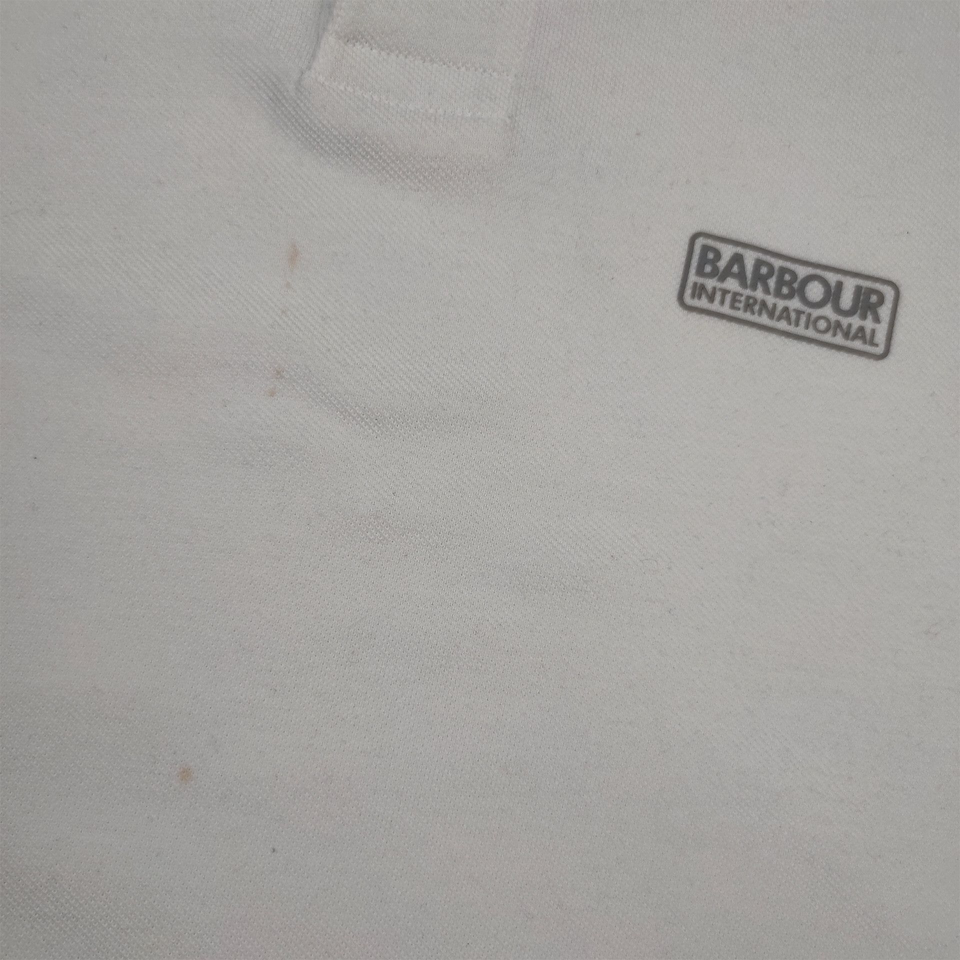 Barbour Barbour White Polo Shirt, L size Size US L / EU 52-54 / 3 - 4 Thumbnail