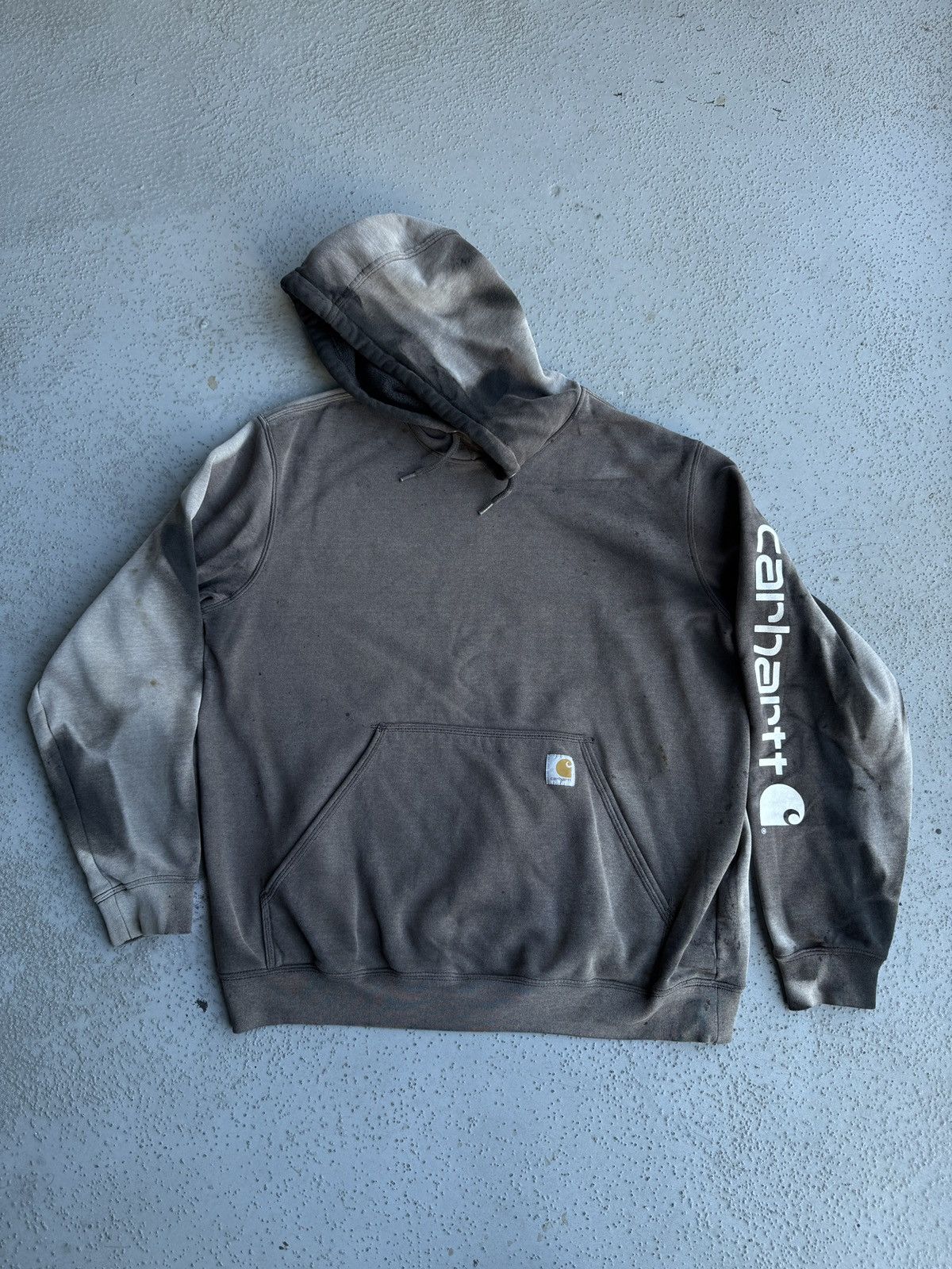 Carhartt PERFECTLY faded gray CARHARTT hoodie Large Size US L / EU 52-54 / 3 - 13 Thumbnail
