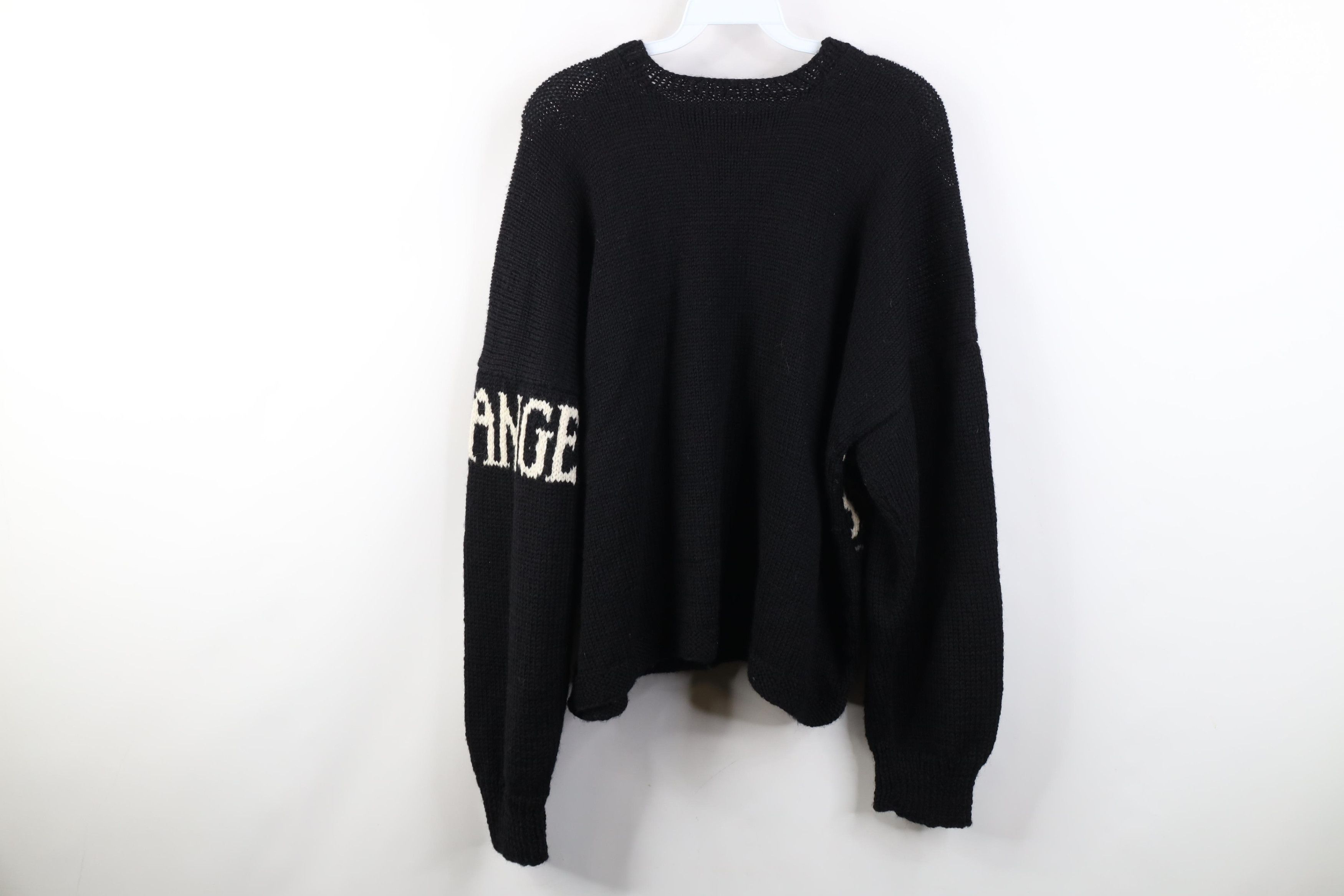 Vintage Vintage 90s Spell Out Michelangelo David Art Cropped Sweater Size XL / US 12-14 / IT 48-50 - 10 Thumbnail