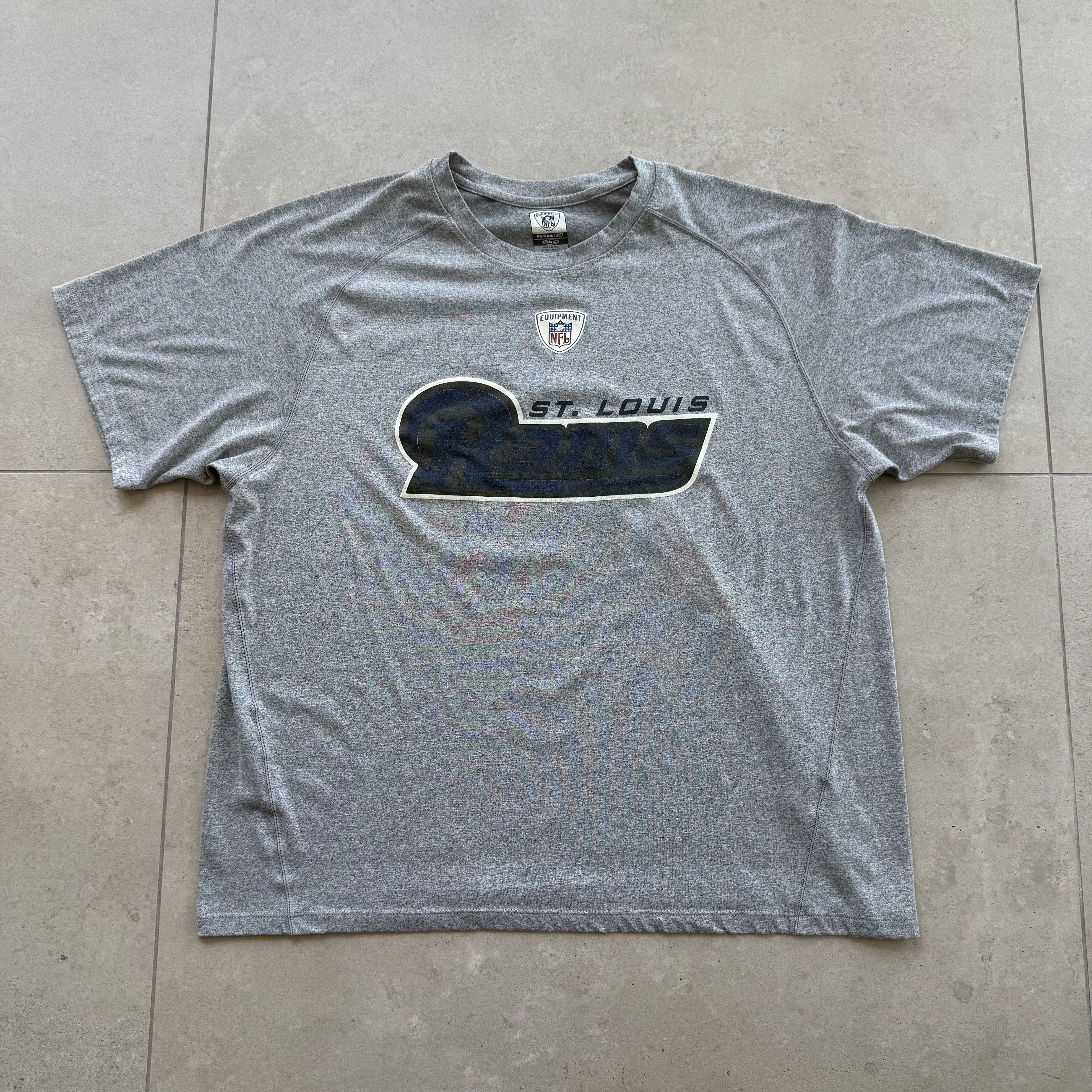 Reebok Vintage Y2K Reebok NFL St. Louis Rams Athletic T Shirt Size US XL / EU 56 / 4 - 1 Thumbnail