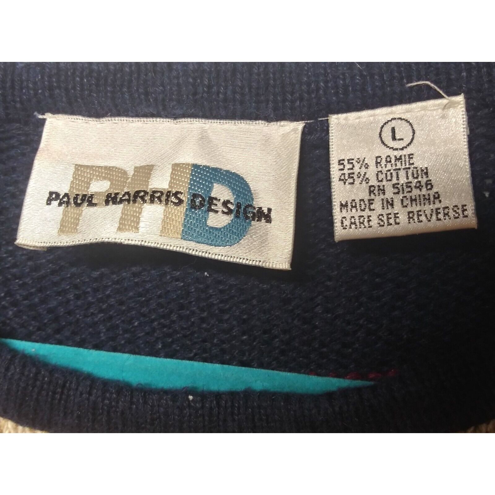 Other VTG Paul Harris Sweater Sz L Grandma Granny embroidered Farm Size L / US 10 / IT 46 - 5 Thumbnail