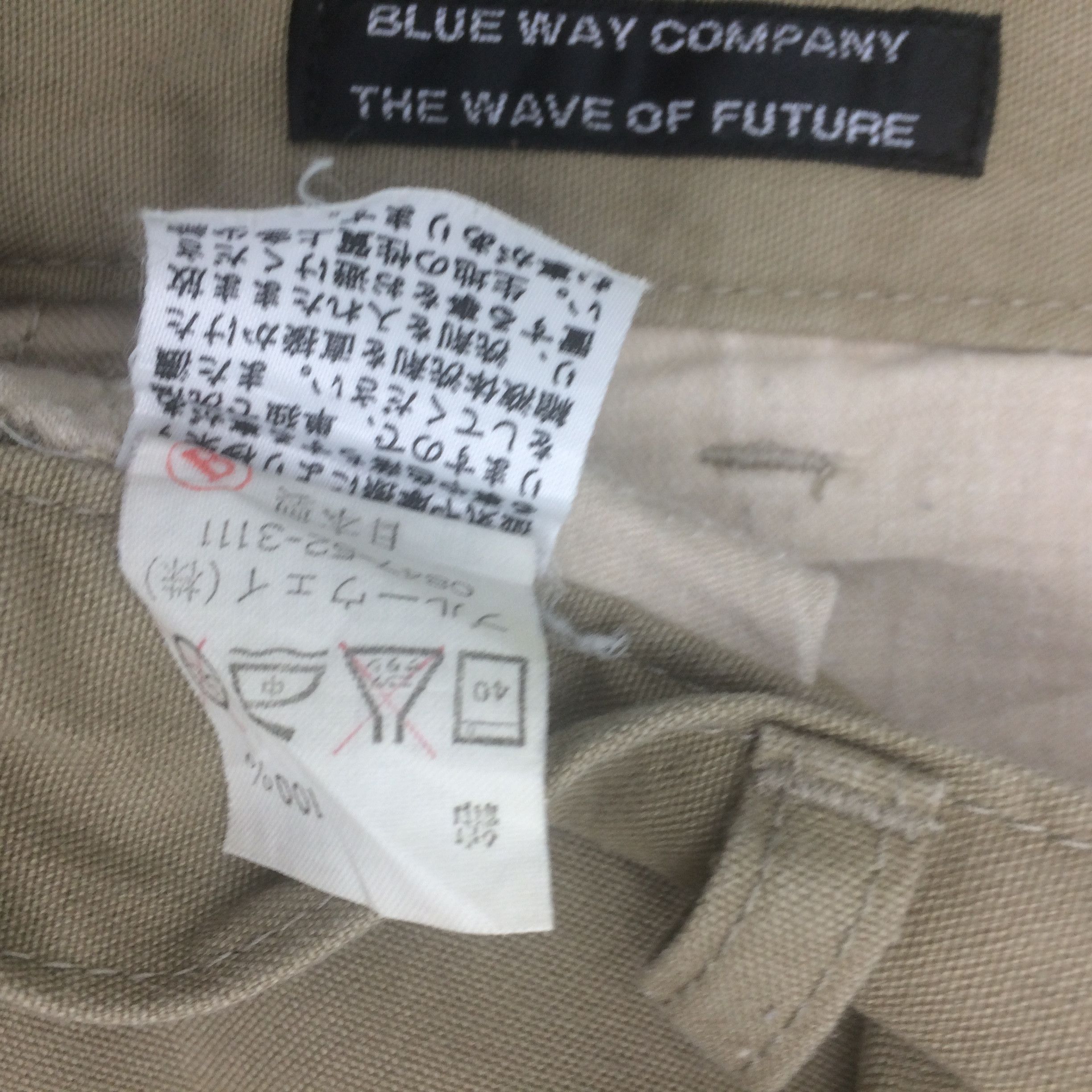 Blue Blue Japan × Designer × Japanese Brand X222 JAPAN MADE BLUE WAY COMPANY CARGO CROPPED PANTS Size US 34 / EU 50 - 6 Thumbnail