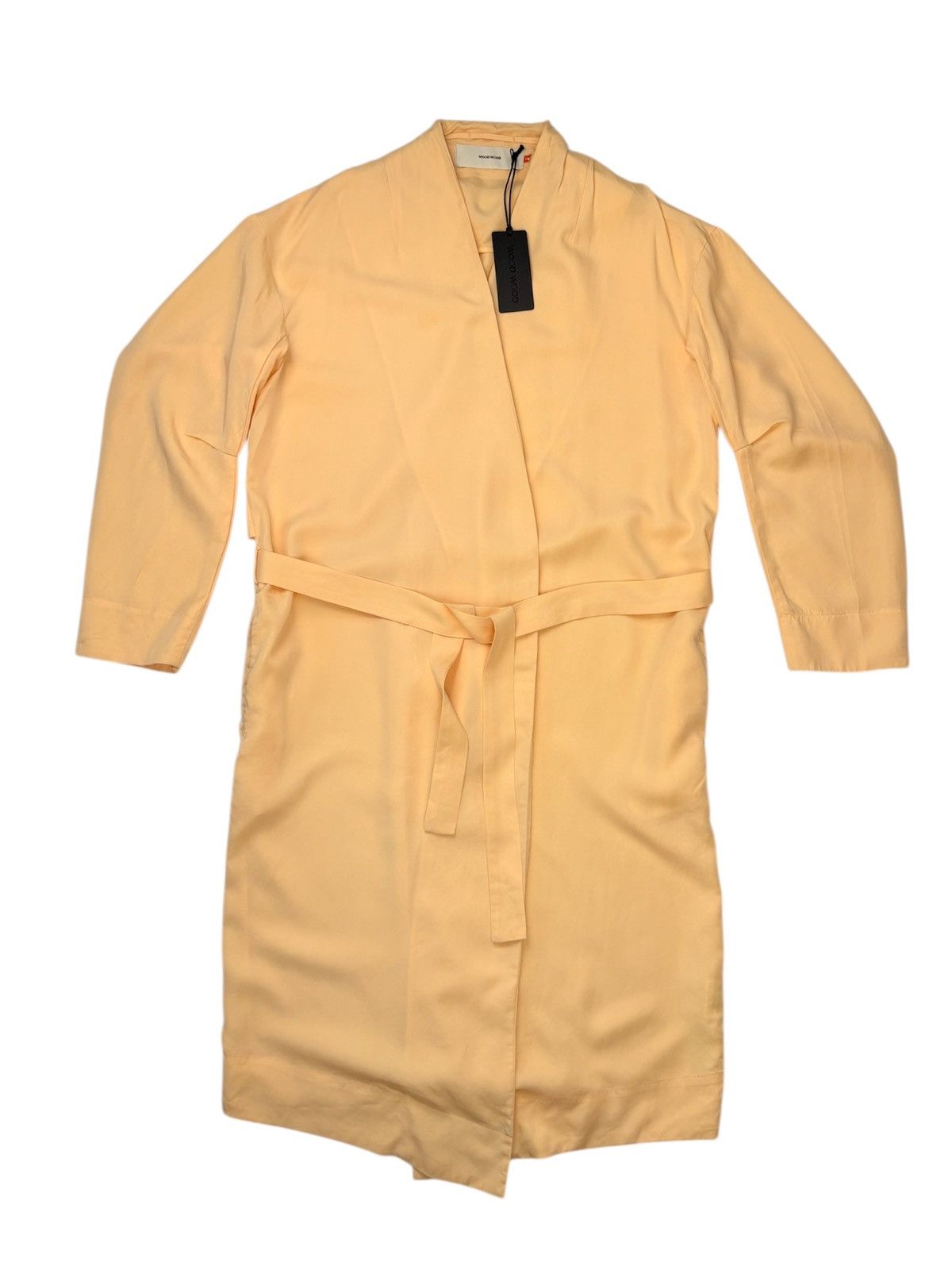 Designer × Wood Wood WOOD WOOD SILK TWILL INDIAN HILL JACKET YELLOW BELTED XS Size XS / US 0-2 / IT 36-38 - 1 Thumbnail