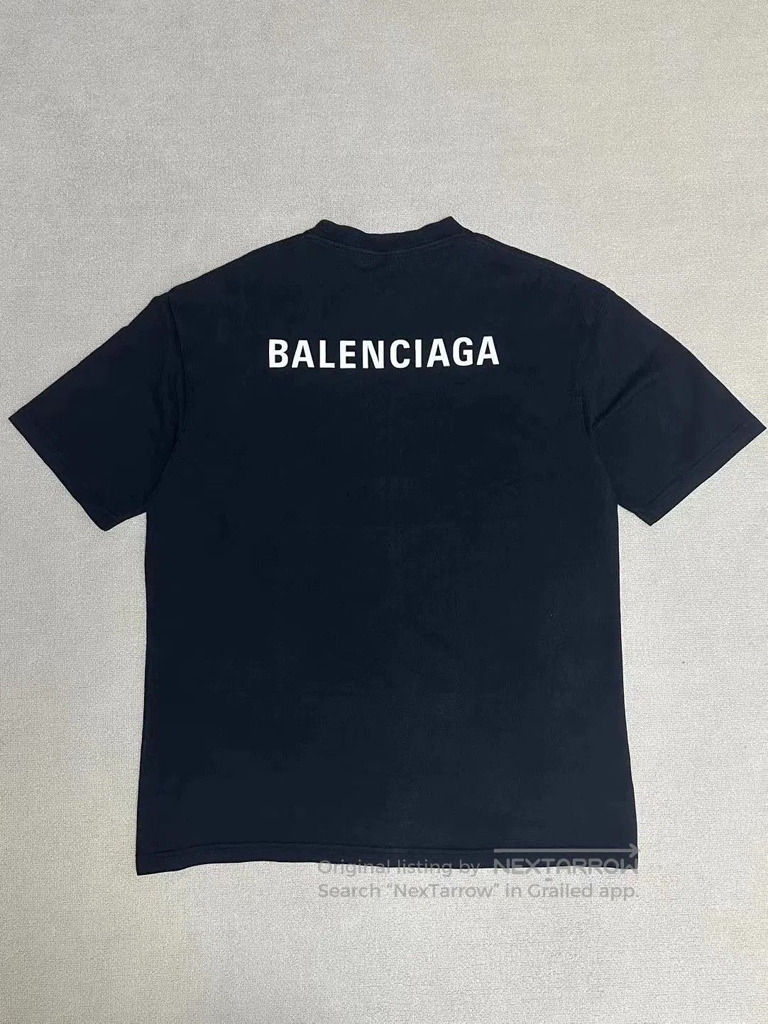 Balenciaga Balenciaga logo washed short sleeves in front and back. Size US M / EU 48-50 / 2 - 1 Thumbnail