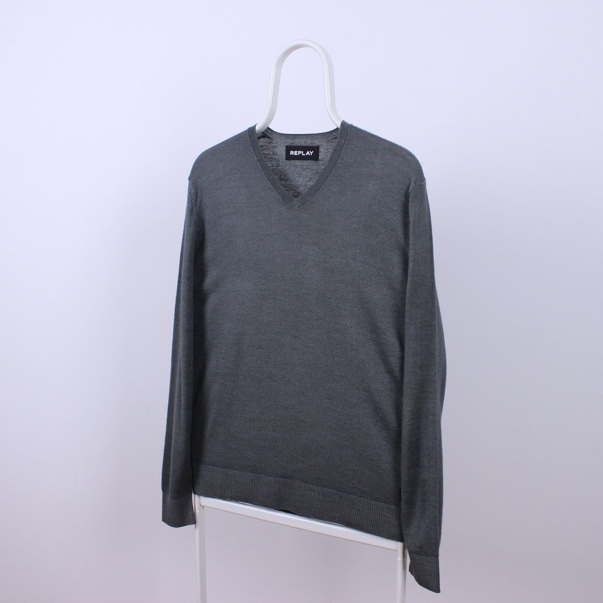 Replay Replay V-neck Wool Sweater Size US M / EU 48-50 / 2 - 2 Thumbnail