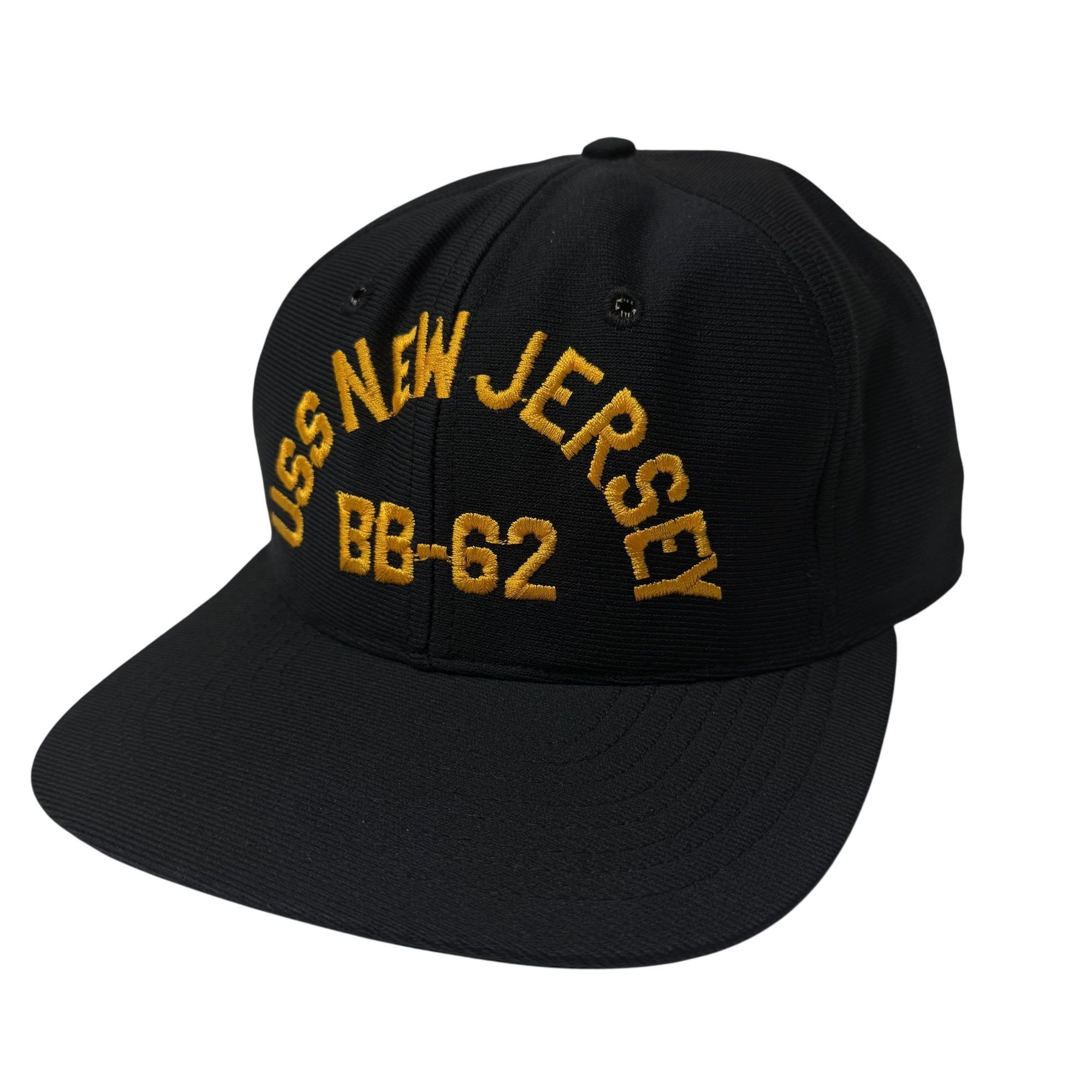 NOS New Vtg Bartlett USS New Jersey BB-62 USN Battleship Hat