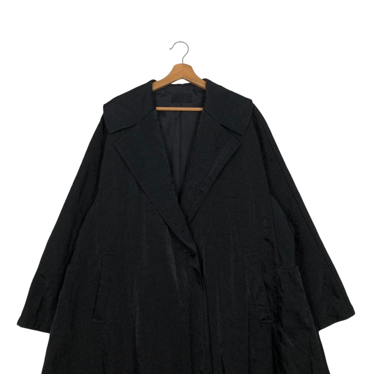 Japanese Brand 🔥ROCH BLACK LONG JACKET OVERSIZED HOMMA JAPAN ISSEY MIYAKE Size US M / EU 48-50 / 2 - 3 Thumbnail