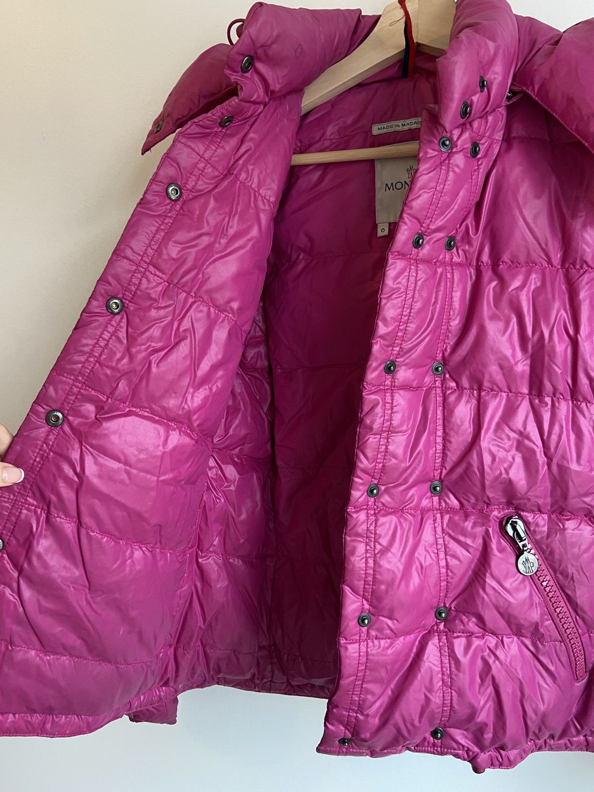 Moncler Pink Moncler Puffer Jacket Size XS / US 0-2 / IT 36-38 - 11 Thumbnail