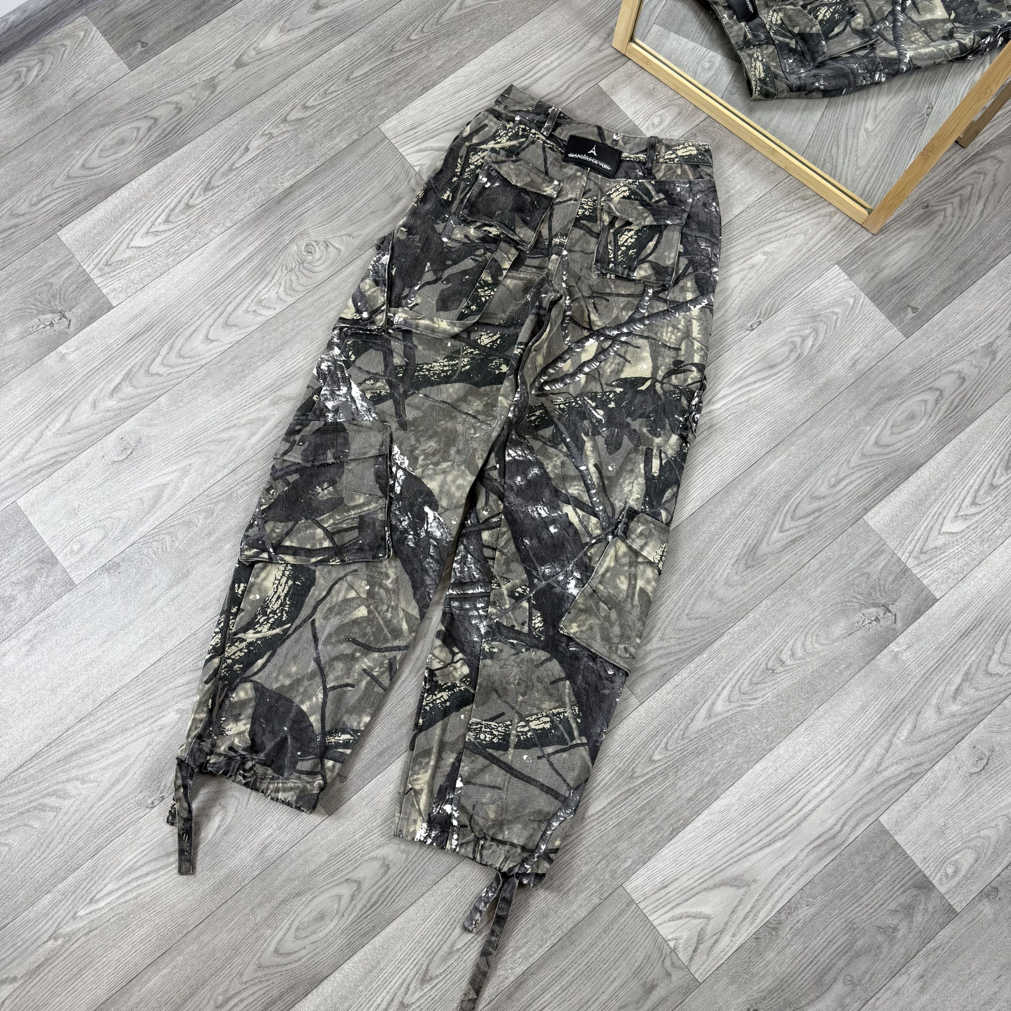 Maniere De Vior Maniere De Voir Camouflage Real Tree Multipocket Cargo Pants Size 24" / US 00 / IT 34 - 6 Thumbnail