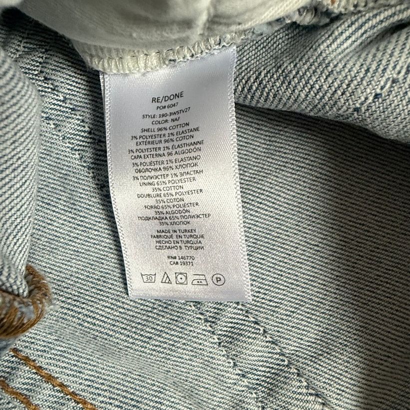 RE/DONE RE/DONE 70s High Rise Jeans - 25 - Light Stone Wash Size 25" / US 0 / IT 36 - 4 Thumbnail