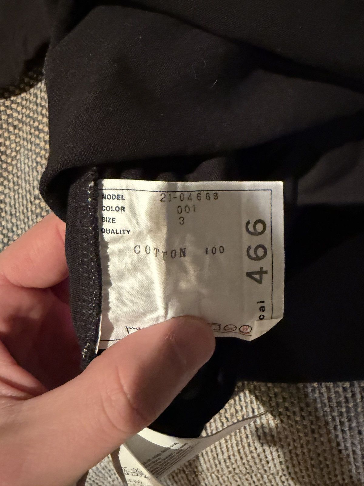 Sacai Sacai tee shirt size 3 fits medium Size US M / EU 48-50 / 2 - 6 Thumbnail