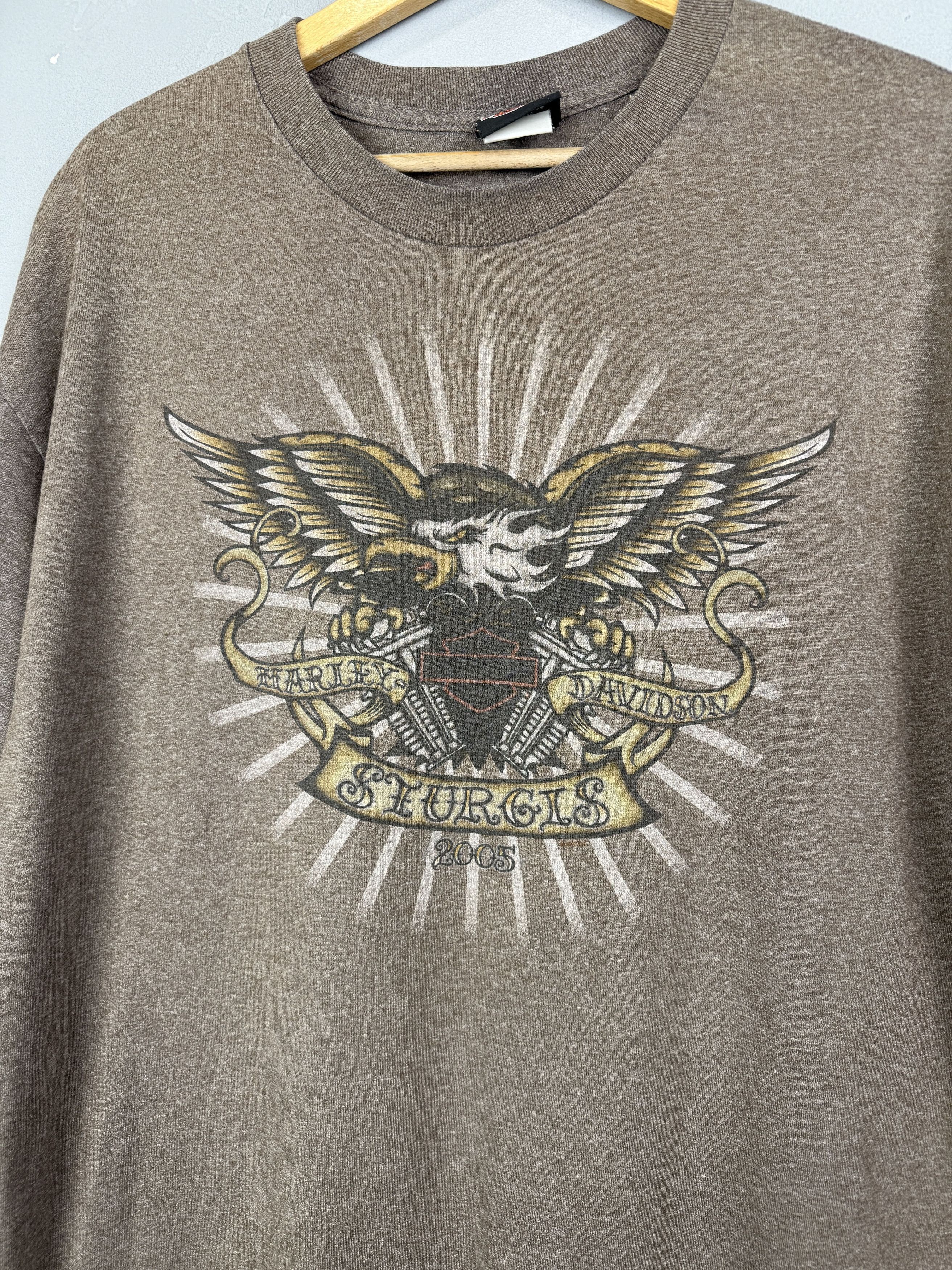 Harley Davidson × Vintage Vintage Harley Davidson Tee 2005 Sturgis Black Hills Raily Size US XL / EU 56 / 4 - 4 Thumbnail