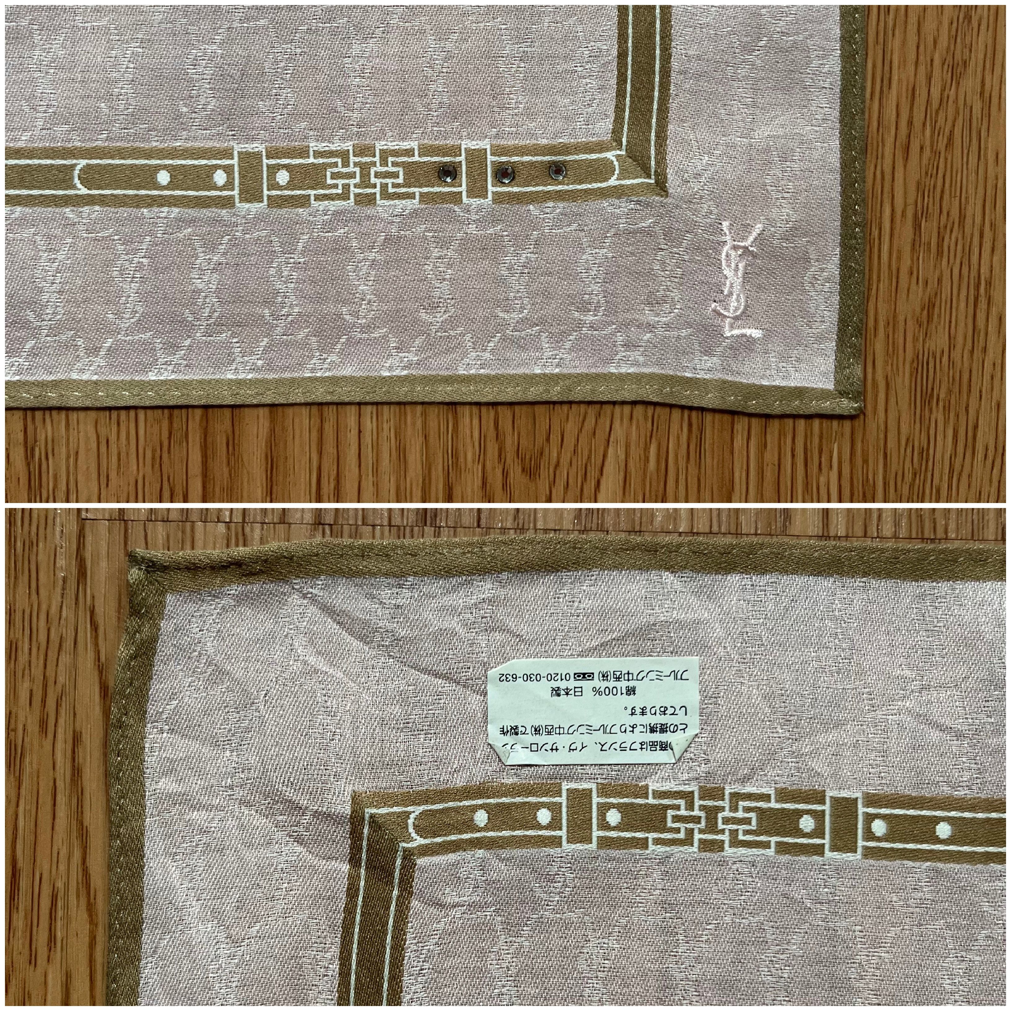 Yves Saint Laurent Vintage Yves Saint Laurent Handkerchief Size ONE SIZE - 2 Thumbnail