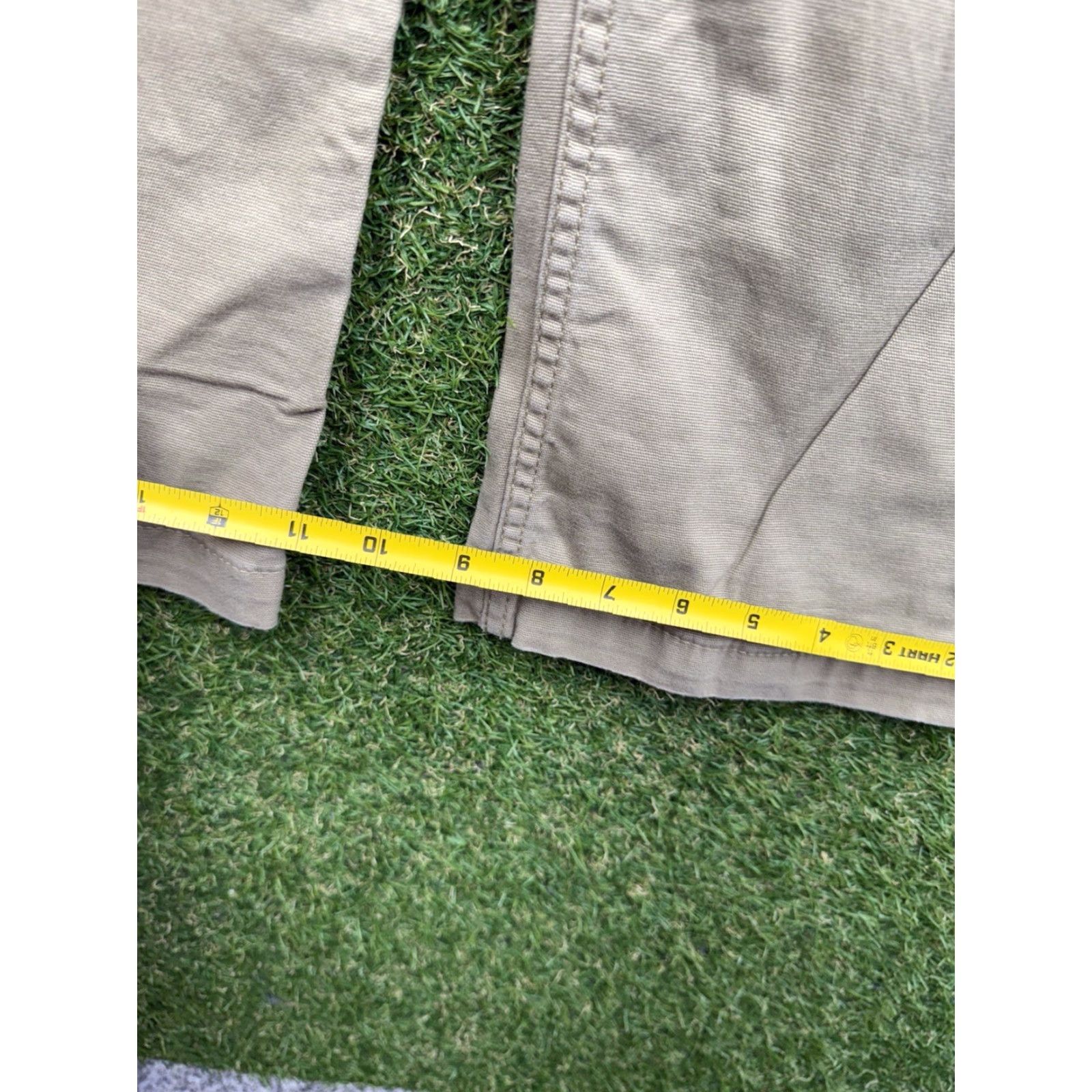 Carhartt Carhartt Pants Mens 40x34 Carpenter Canvas Beige Workwear 5-Pocket Relaxed Straight Fit Adult Regular Front Zip Button Logo 90s? (ignore) Size US 40 / EU 56 - 5 Thumbnail