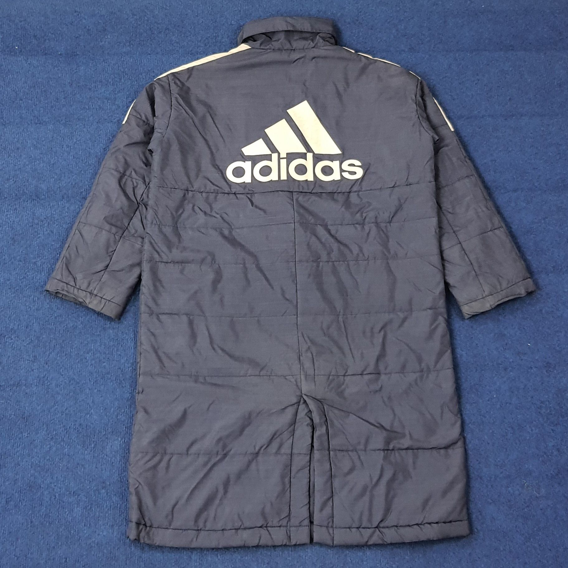 Adidas Vintage Adidas Sports Trench Jacket C261N25 Size US S / EU 44-46 / 1 - 1 Thumbnail