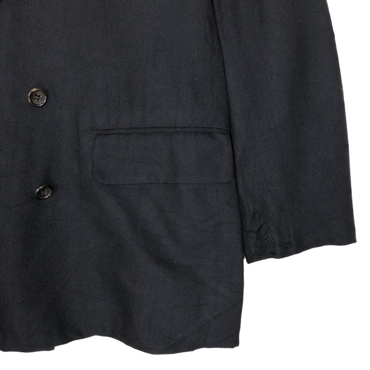 Comme des Garcons Vintage 90s Comme Des Garcons Homme Plus Silk Blazer Size US S / EU 44-46 / 1 - 5 Thumbnail