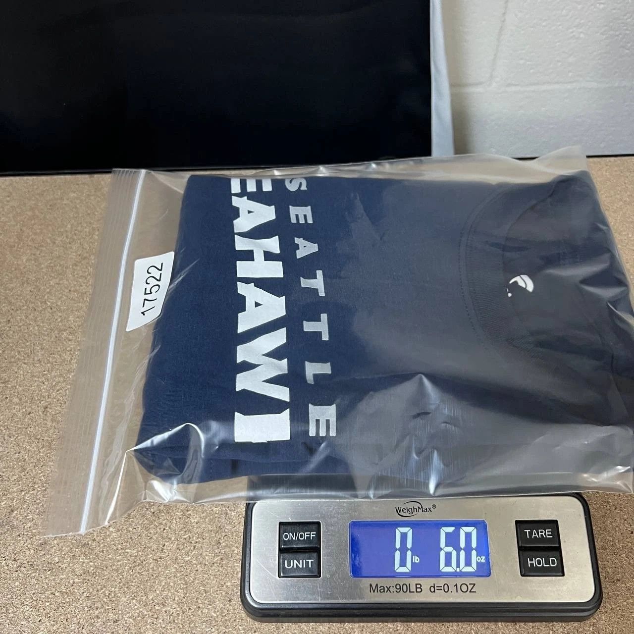 Other Seattle Seahawks Shirt Men Blue Short Sleeve Crew Neck New L Size US L / EU 52-54 / 3 - 6 Thumbnail