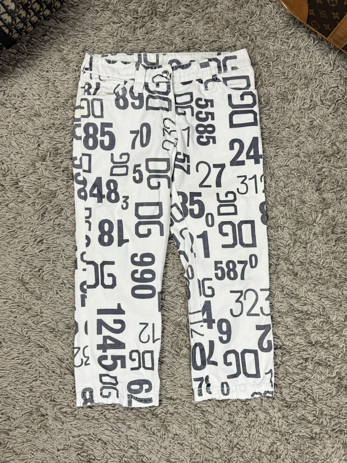 Dolce & Gabbana Vintage 3/4 pants shorts Dolce & Gabbana 00s original item Size 26" / US 2 / IT 38 - 1 Thumbnail