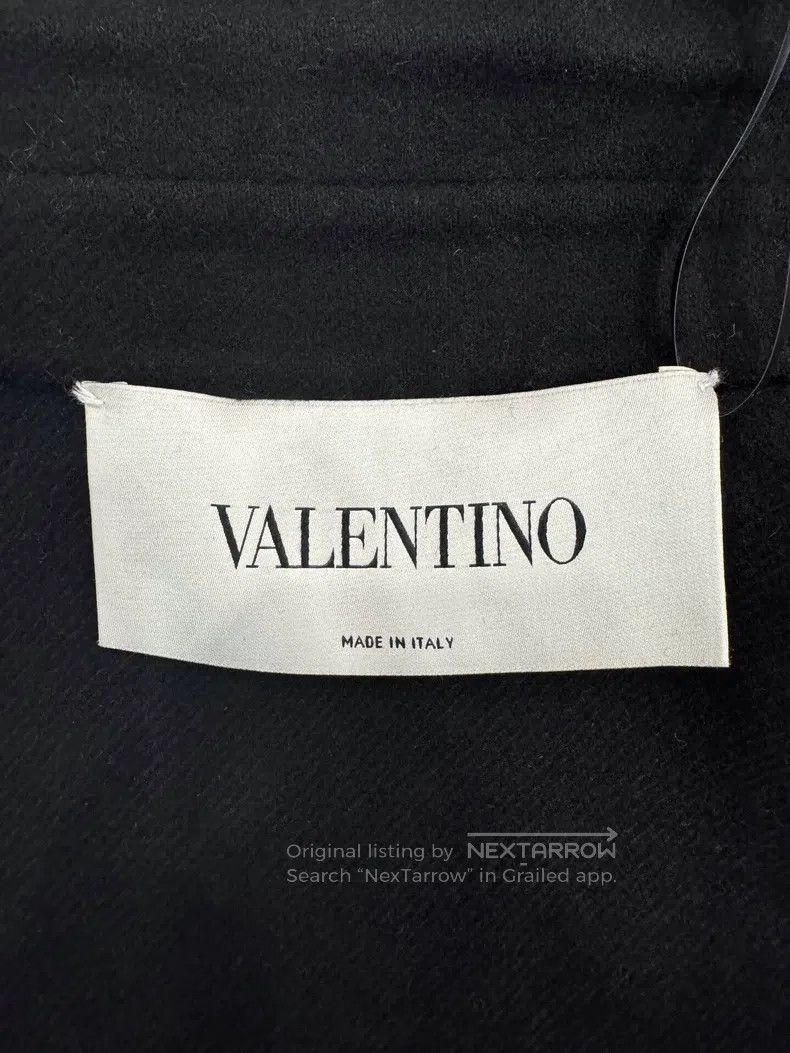 Valentino Valentino Black studded single-breasted wool jacket coat Size XS / US 0-2 / IT 36-38 - 5 Thumbnail