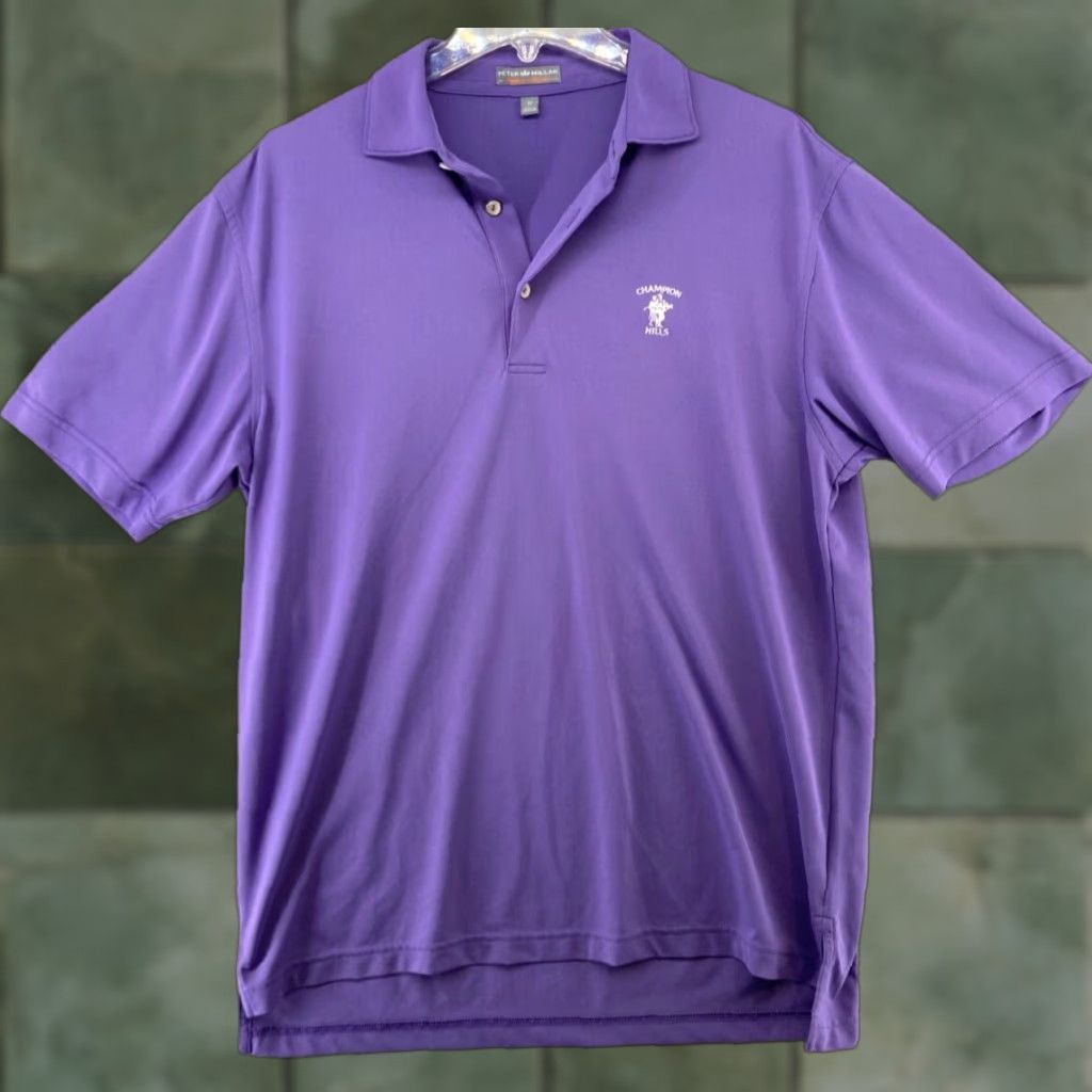 Peter Millar Peter Millar Polo Shirt Mens Regular Size M Purple Summer Comfort Embroidered Polo Size US M / EU 48-50 / 2 - 1 Thumbnail