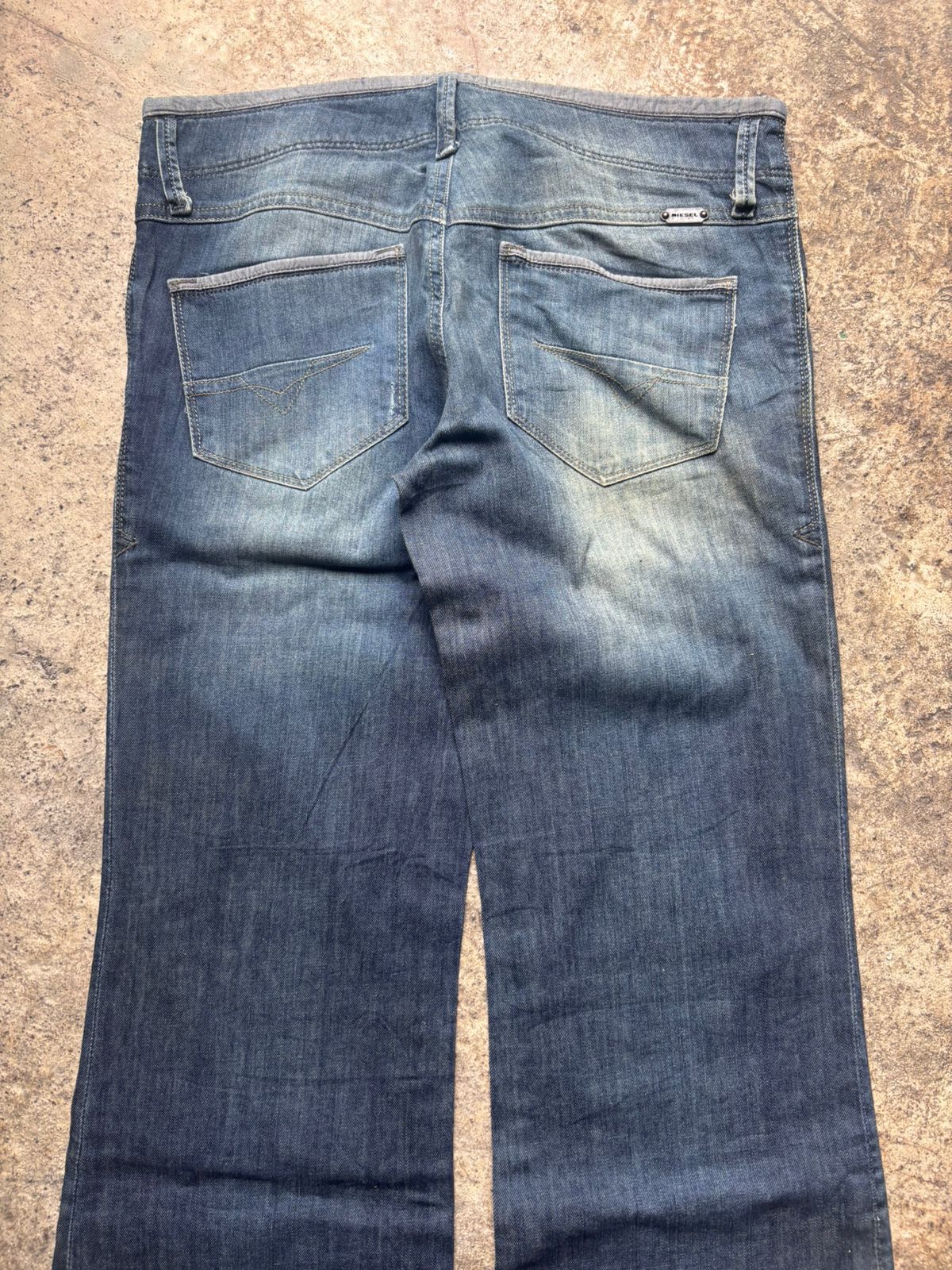 Diesel 2000s Y2k Diesel Flared Jeans Size US 28 / EU 44 - 8 Thumbnail
