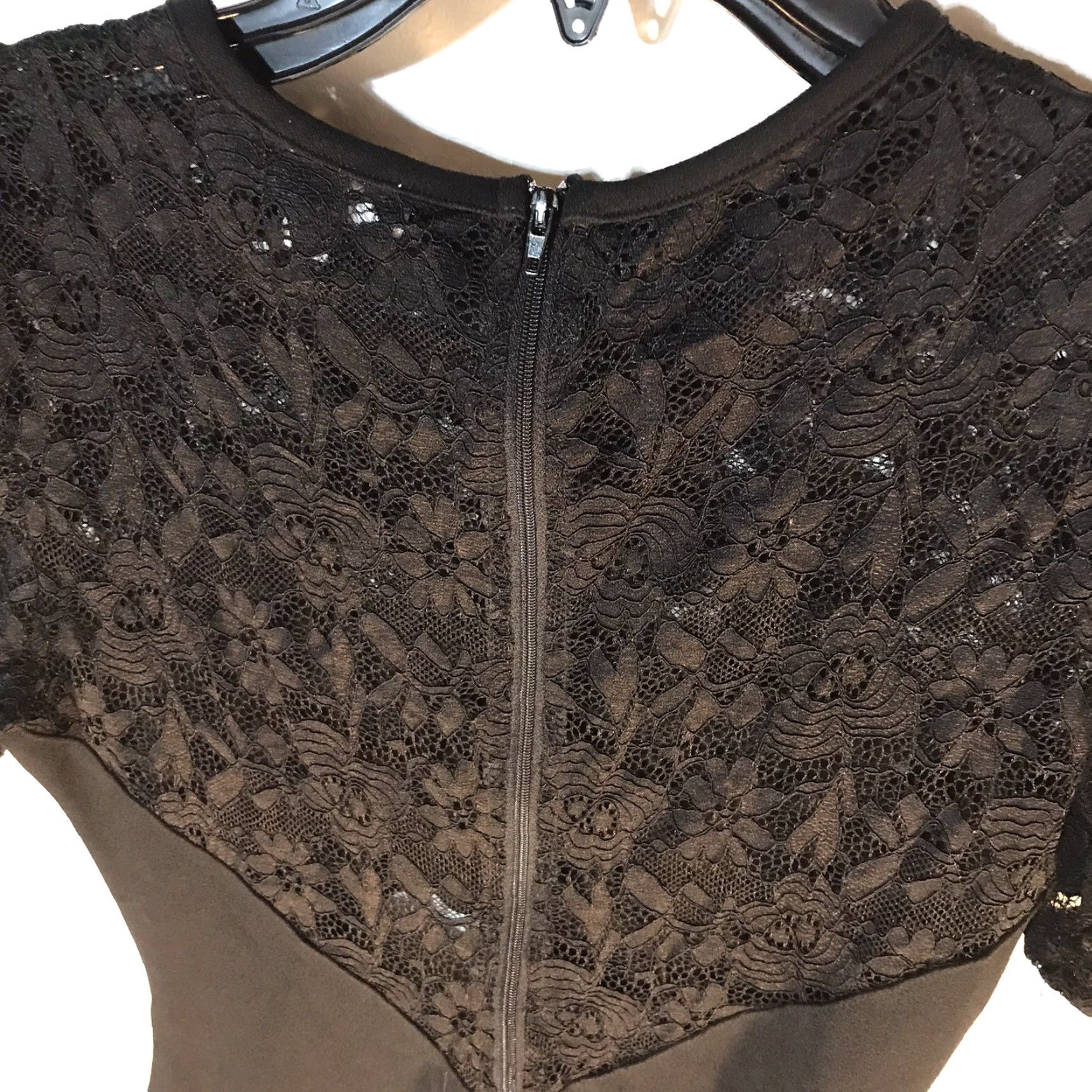 Vintage VINTAGE Privy Black Lace Dress Women Midi Cocktail Party Puff Sleeves Size M Size M / US 6-8 / IT 42-44 - 5 Thumbnail