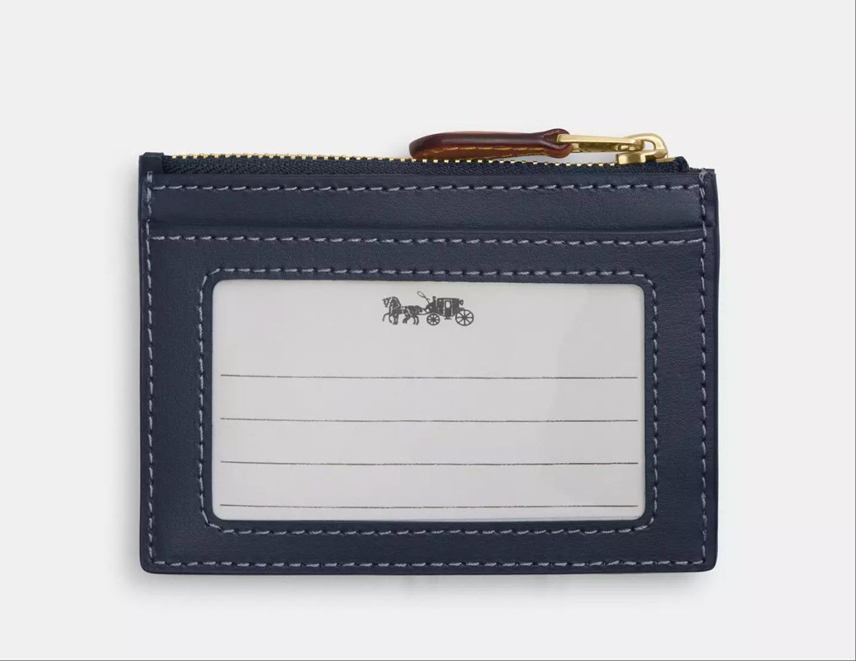 Coach Mini Skinny Id Case In Signature Denim CDF94 Size ONE SIZE - 5 Thumbnail