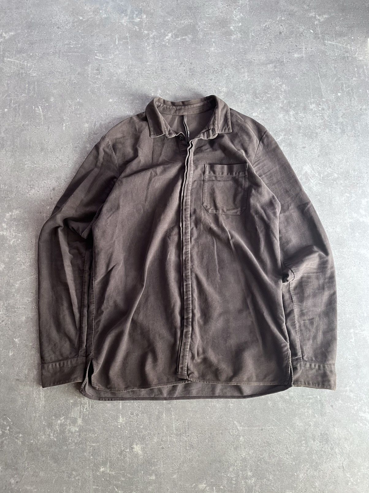 Silent By Damir Doma Silent by Damir Doma Brown Heavy Overshirt L XL Archive Size US L / EU 52-54 / 3 - 1 Thumbnail